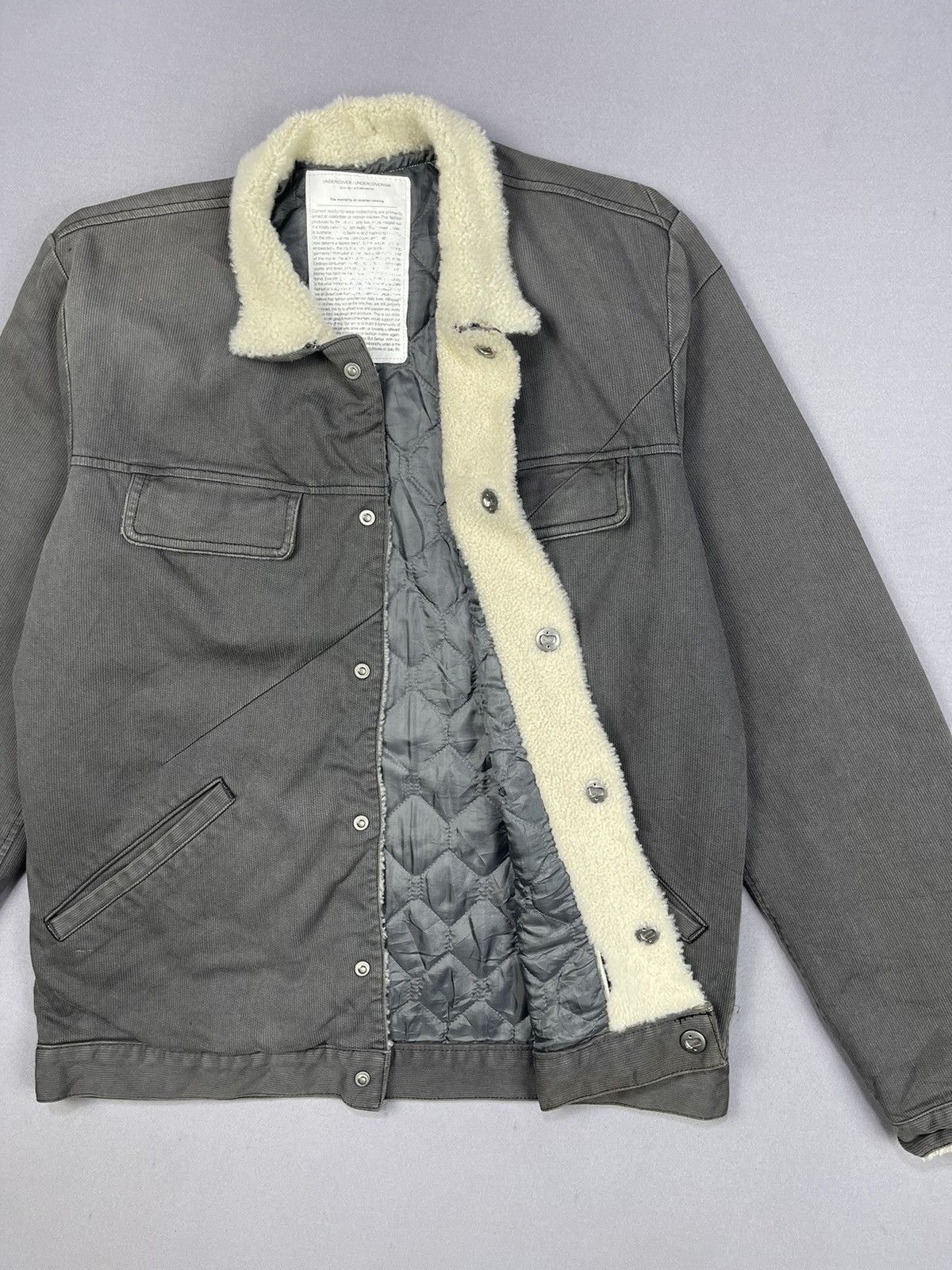 Undercover Hype UNDERCOVER AW 2010/2011 Quilted Corduroy Jacket Size US S / EU 44-46 / 1 - 5 Thumbnail