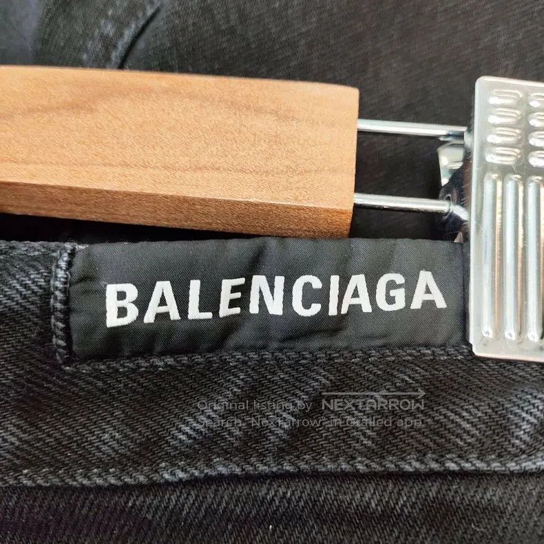Balenciaga Balenciaga Black Denim Jeans. Size US 29 - 3 Thumbnail