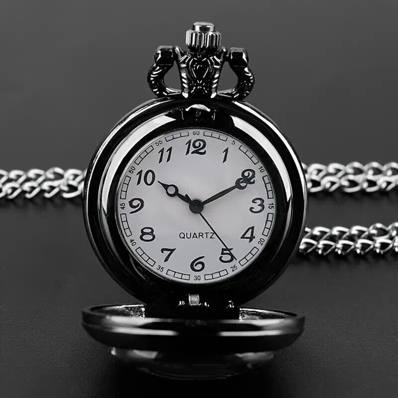 Other Flying Dragon Black Pocket Watch • Ocean •Volcano Size ONE SIZE - 4 Thumbnail