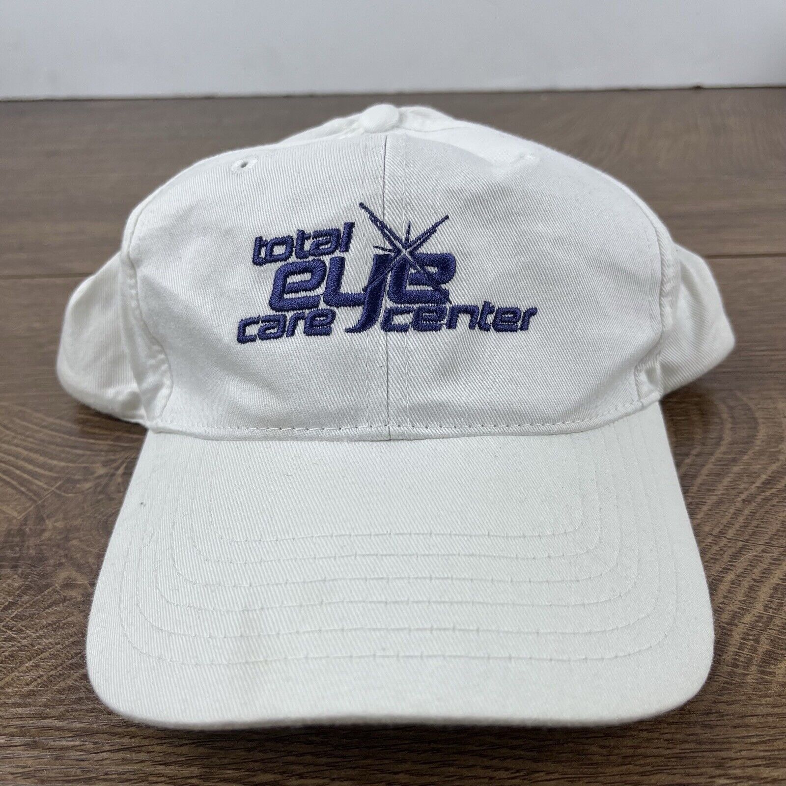 Other Total Eye Care Center Hat Snapback Hat White Adjustable Hat Size ONE SIZE - 4 Thumbnail