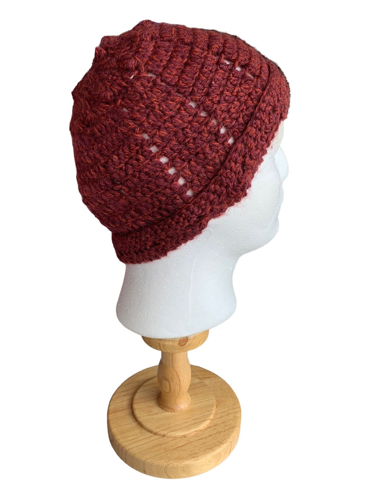 14th Addiction × Japanese Brand Japanese Style Wool Knitted Crochet Beanie Hat Size ONE SIZE - 7 Thumbnail