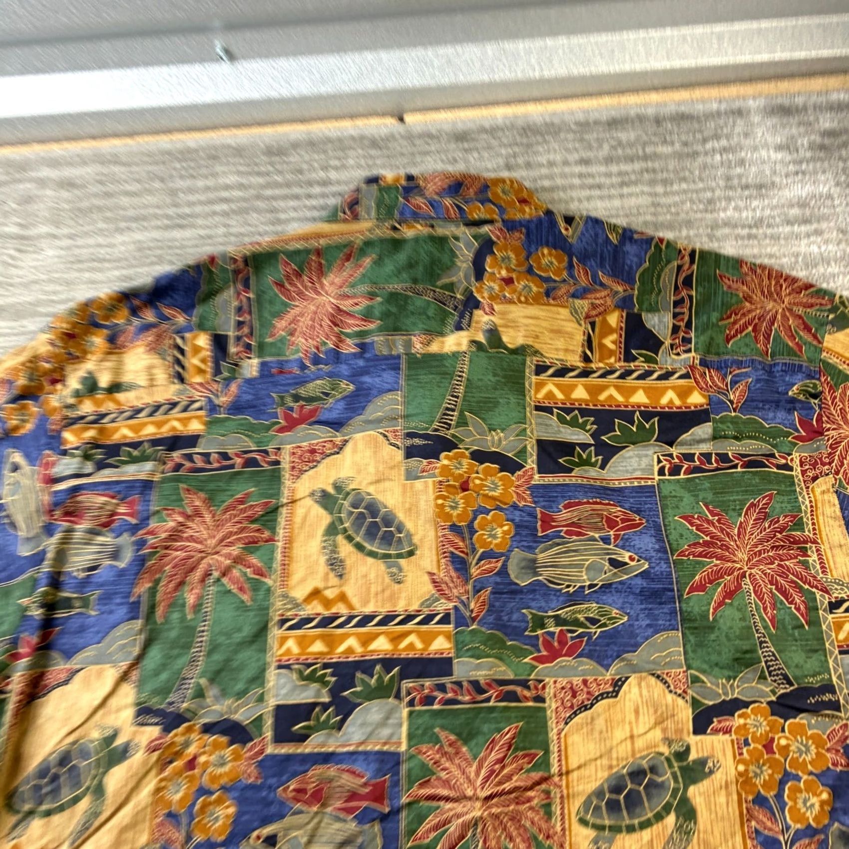 Tori Richard Tori Richard Shirt Mens Large Button Camp Hawaiian Cotton Lawn All Over Print Size US L / EU 52-54 / 3 - 4 Thumbnail