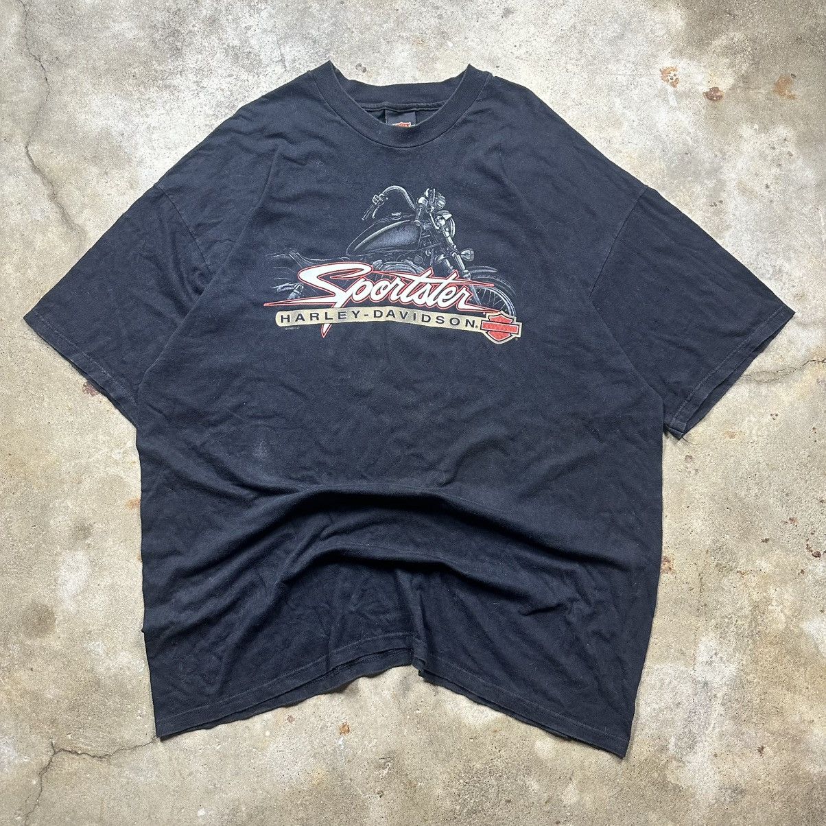 Harley Davidson Vintage 1998 Black Harley Davidson Motorcycle Biker Shirt Size US XXL / EU 58 / 5 - 1 Thumbnail