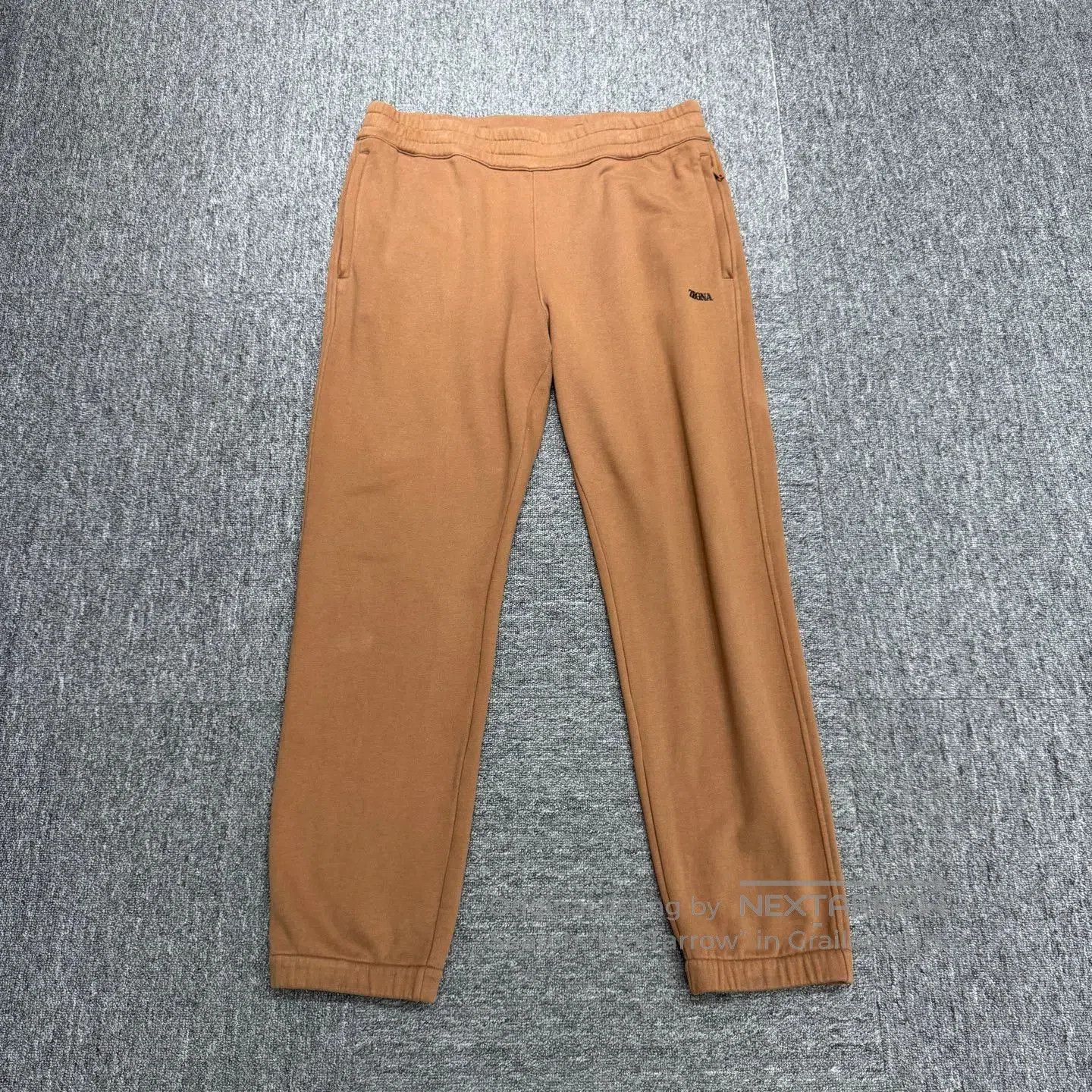 Ermenegildo Zegna Orange Sweatpants with Elastic Waist - Size 36. Size US 36 / EU 52 - 1 Thumbnail
