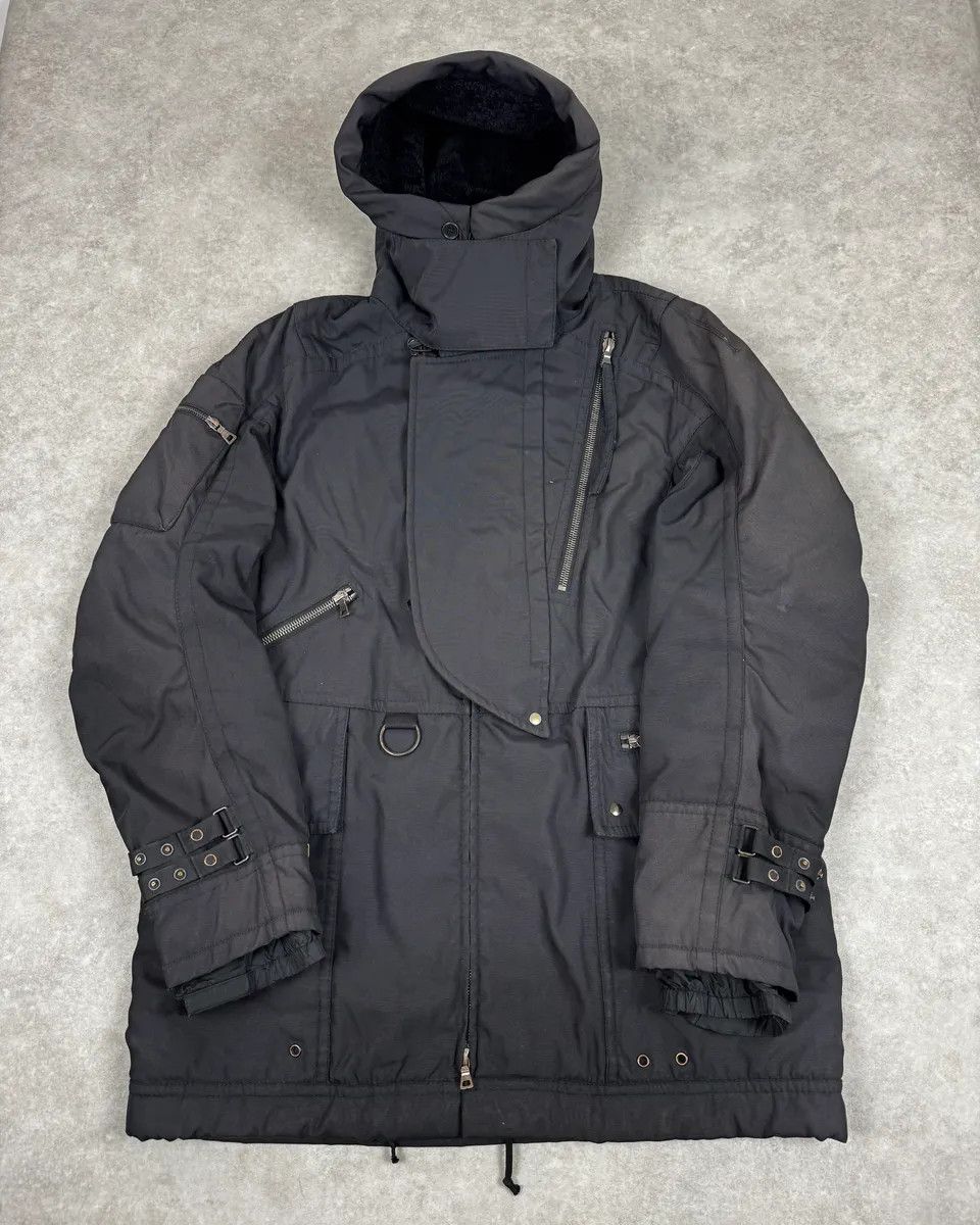 Prada 2000s Prada Black Hooded Parka Ski Jacket Size US L / EU 52-54 / 3 - 1 Thumbnail