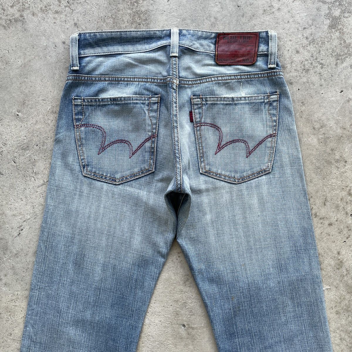 Edwin Vintage Edwin 503 Straight Faded Distressed Jeans Pants W32 Size US 32 / EU 48 - 9 Thumbnail