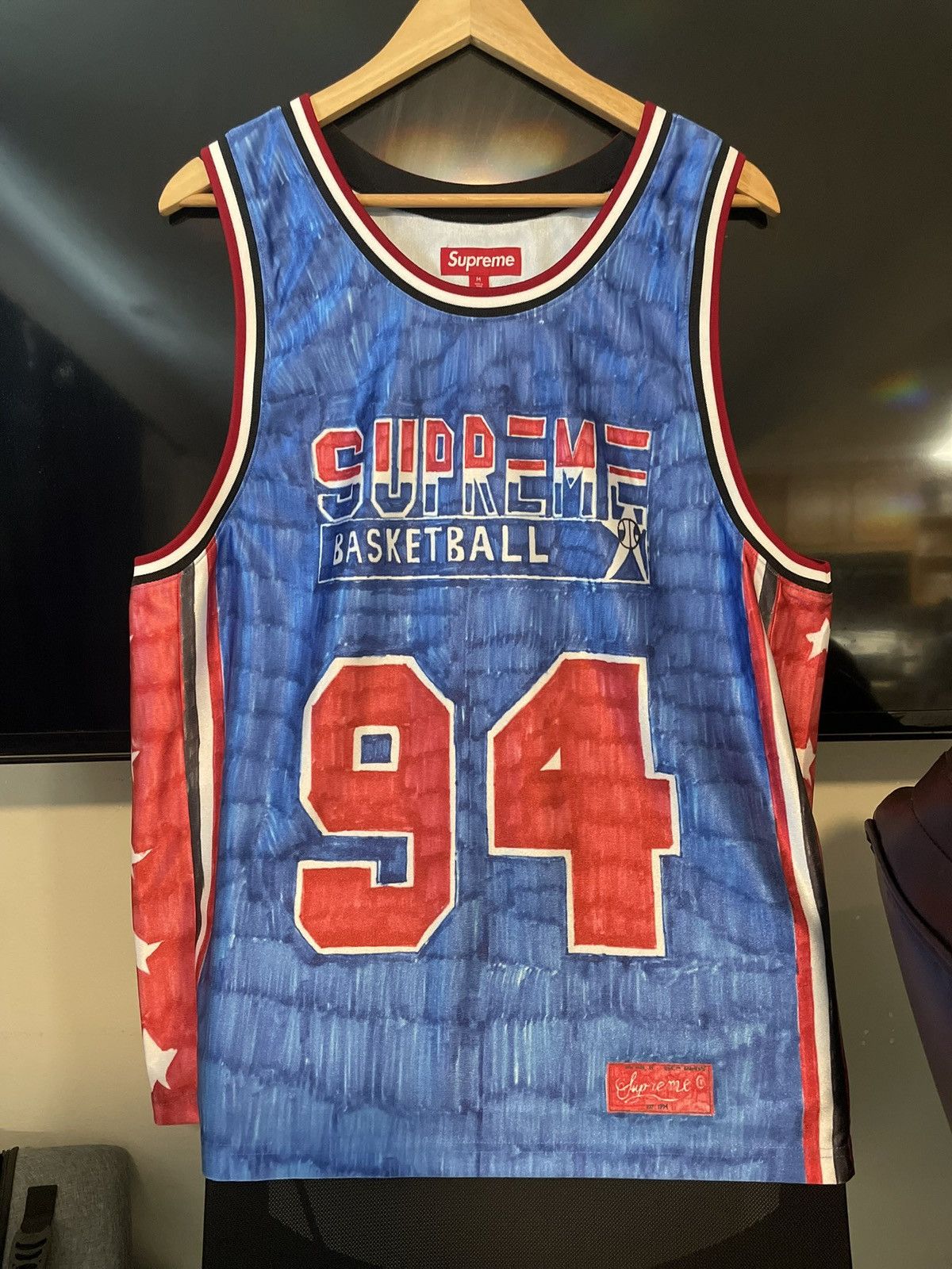 Supreme Supreme Marker BasketballJersey Size US M / EU 48-50 / 2 - 4 Thumbnail