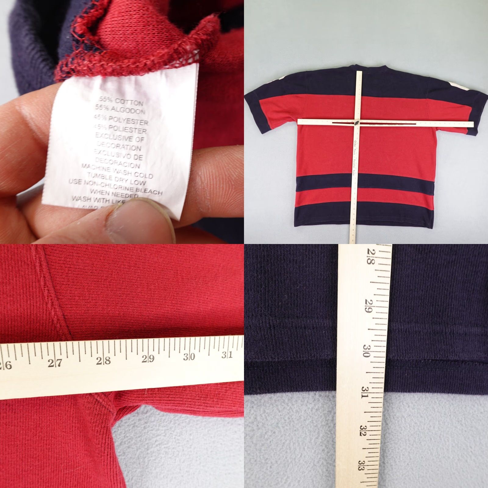 Vintage Vintage P Miller Sweater Mens XXL Red Blue Master P Short Sleeve Rap Hip Hop Y2K Size US XXL / EU 58 / 5 - 8 Thumbnail