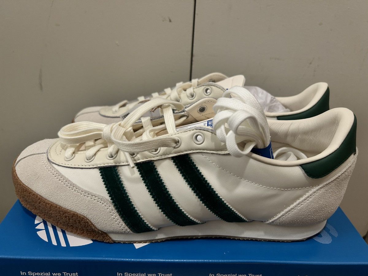 Adidas Size 10 - adidas LG2 SPZL x Liam Gallagher Low Bottle Green Size US 10 / EU 43 - 6 Thumbnail