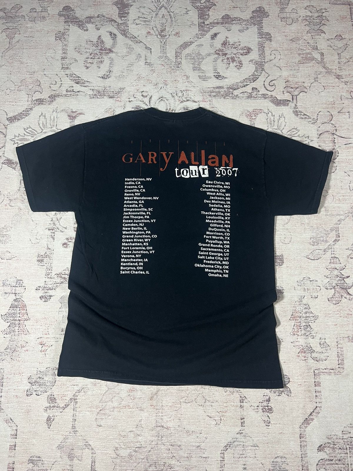 Band Tees Vintage Y2K Gary Allen Graphic Country Music Band Tee Size US M / EU 48-50 / 2 - 2 Thumbnail