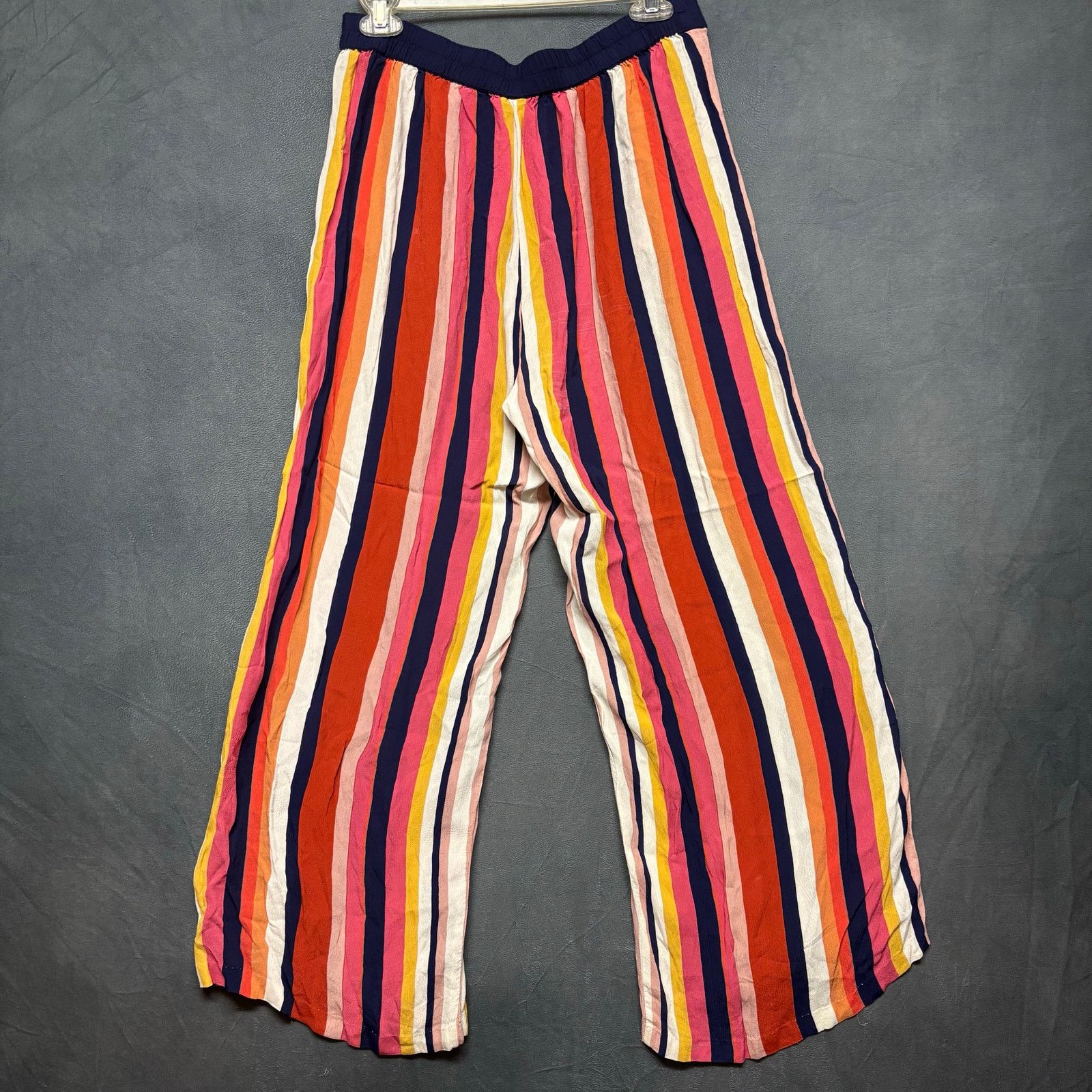 Anthropologie Blank London Pants Anthropologie Wide Leg Stripe Flowy Size 30" / US 8 / IT 44 - 4 Thumbnail