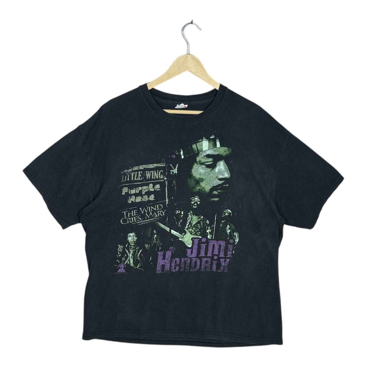 VINTAGE JIMI HENDRIX LITTLE WING PURPLE HAZE GRUNGE TSHIRT