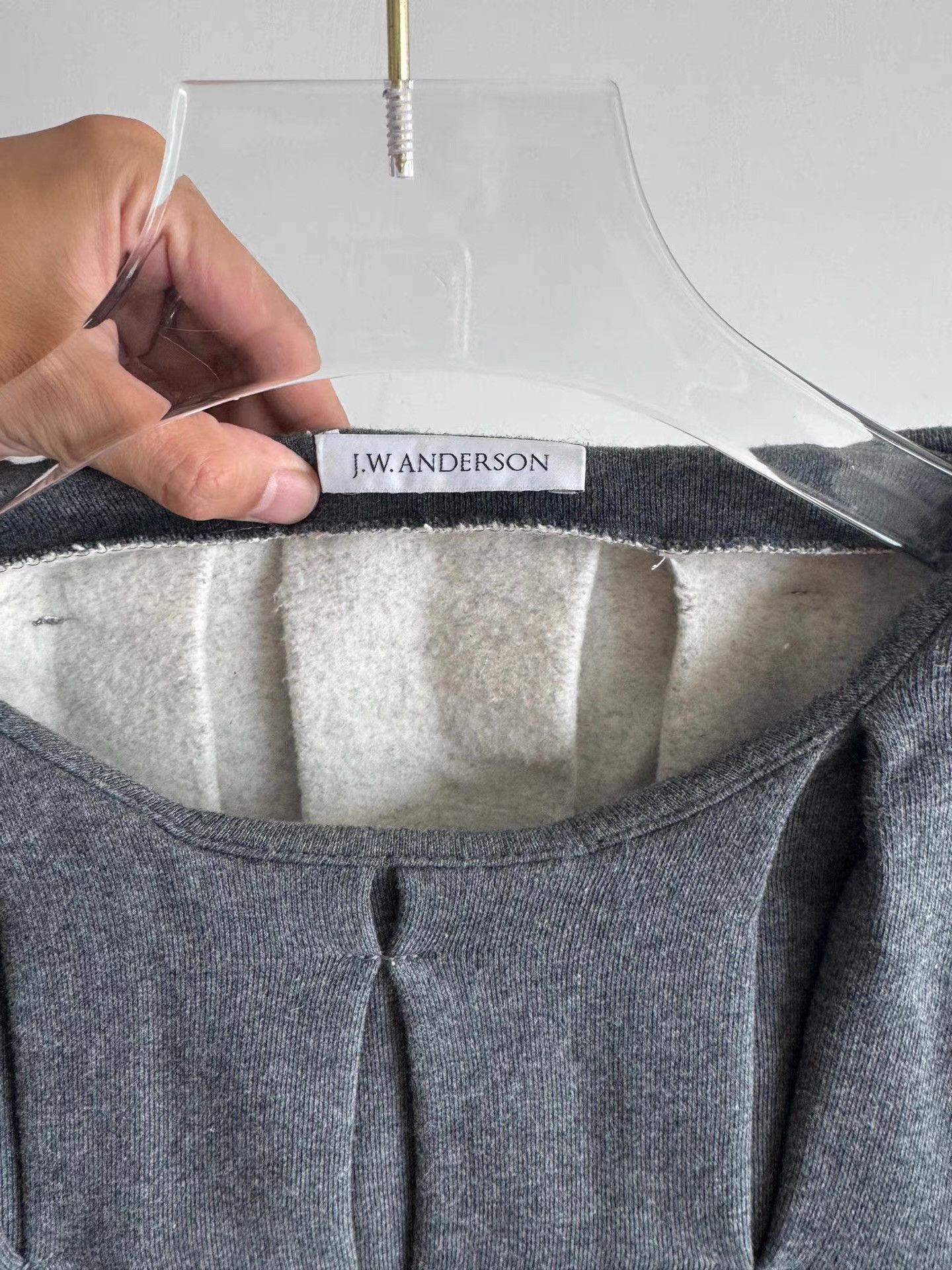 JW Anderson JW Anderson Grey Hoodie Q17 Size US L / EU 52-54 / 3 - 4 Thumbnail