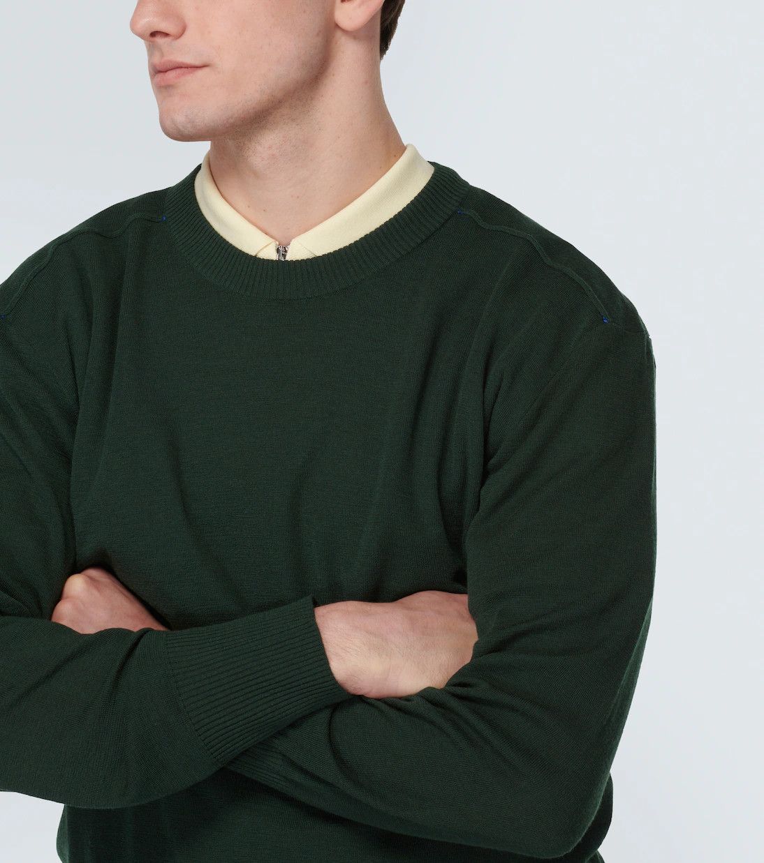 Burberry o1y0426 Crewneck Sweater in Dark Green Size US XS / EU 42 / 0 - 3 Thumbnail
