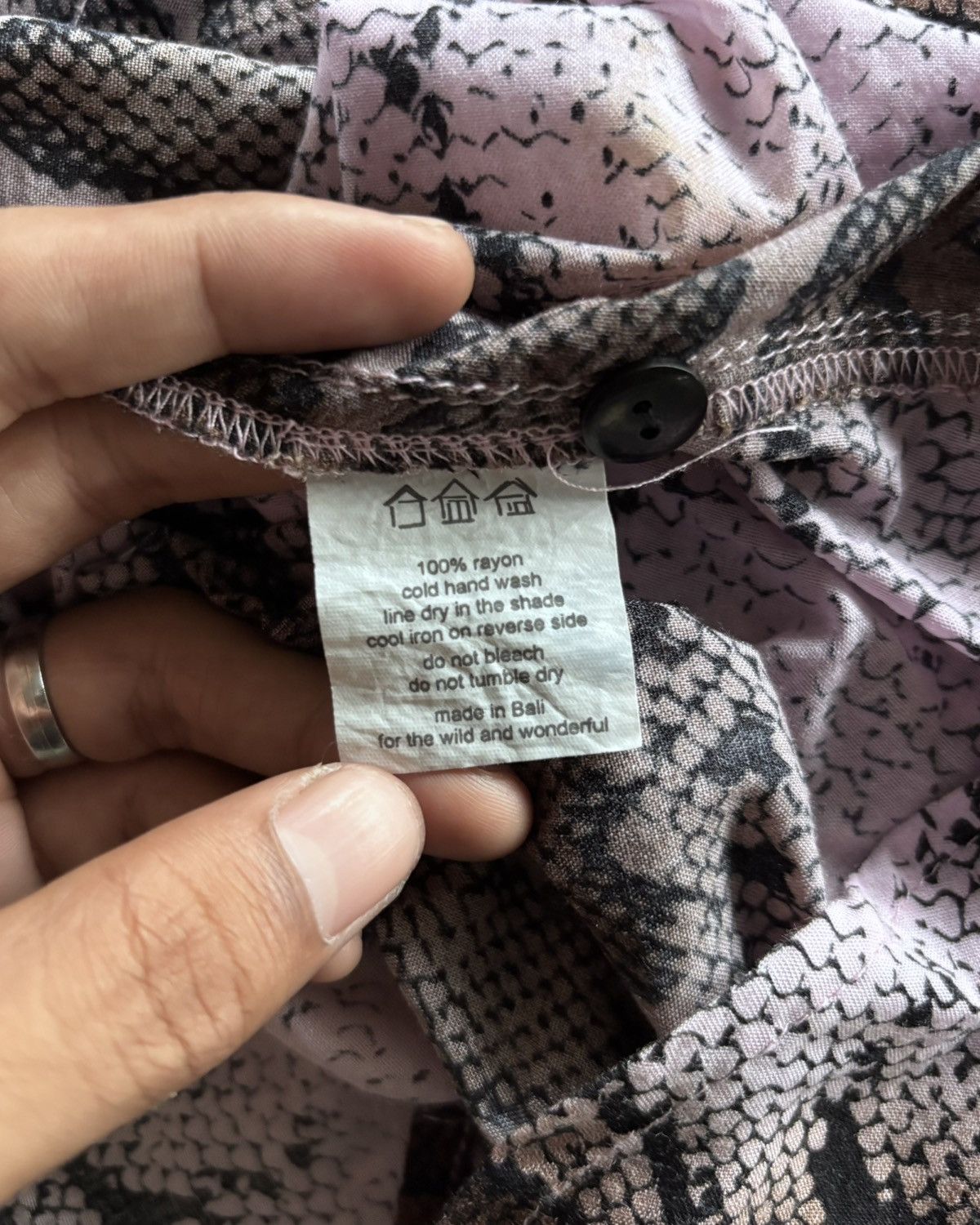 14th Addiction × If Six Was Nine × Japanese Brand 14th Addiction Ifsixwasnine Lgb Style Snake Skin Button Up Size US M / EU 48-50 / 2 - 5 Thumbnail
