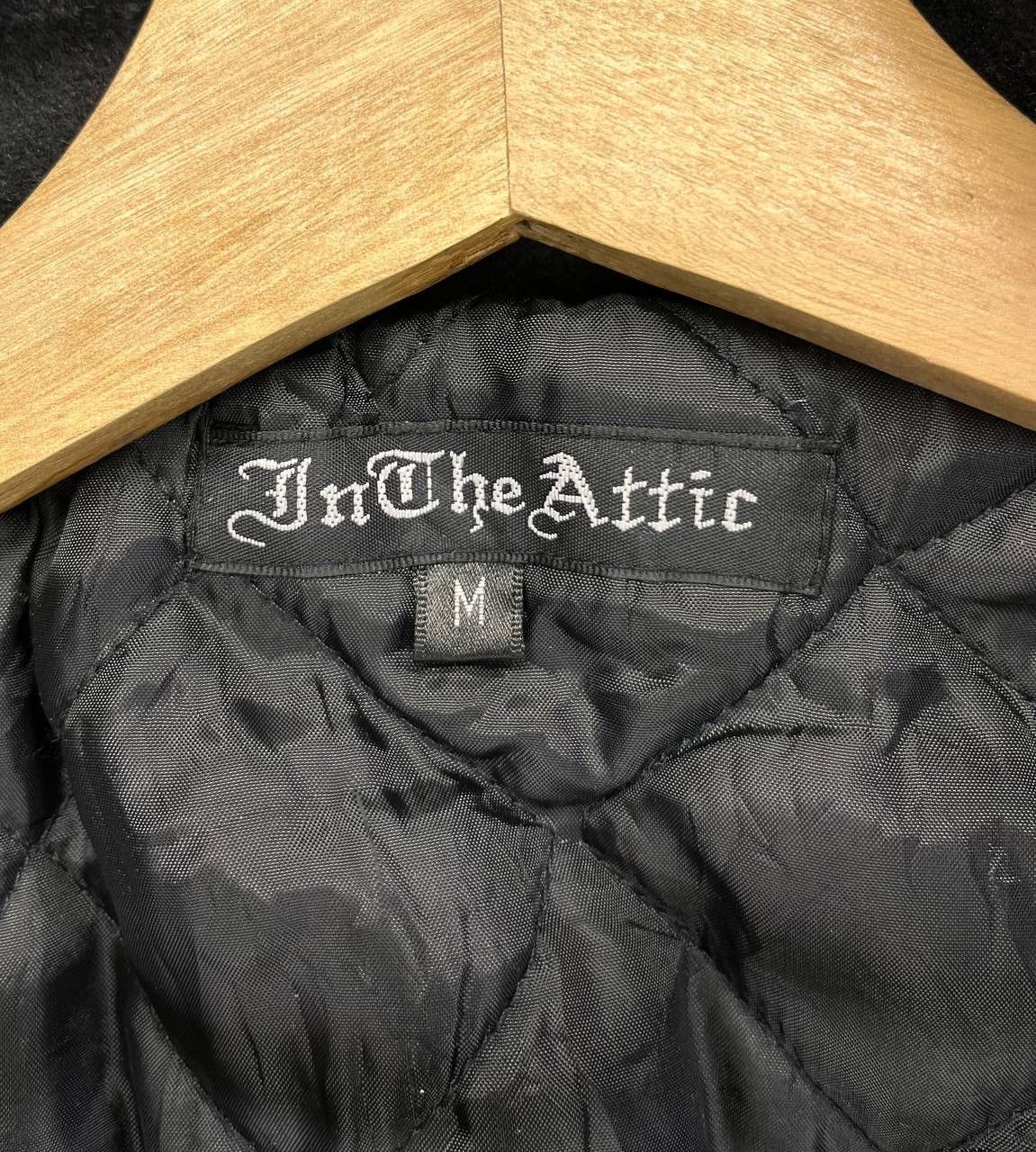 In The Attic Vintage In The Attic Fur Hoodie Shadow Plaid Wool Jacket Size M / US 6-8 / IT 42-44 - 7 Thumbnail