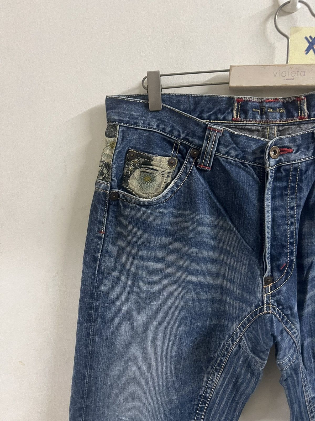 Japanese Brand JAPAN BRAND MIRZA DISTRESSED DENIM PANT Size US 32 / EU 48 - 4 Thumbnail