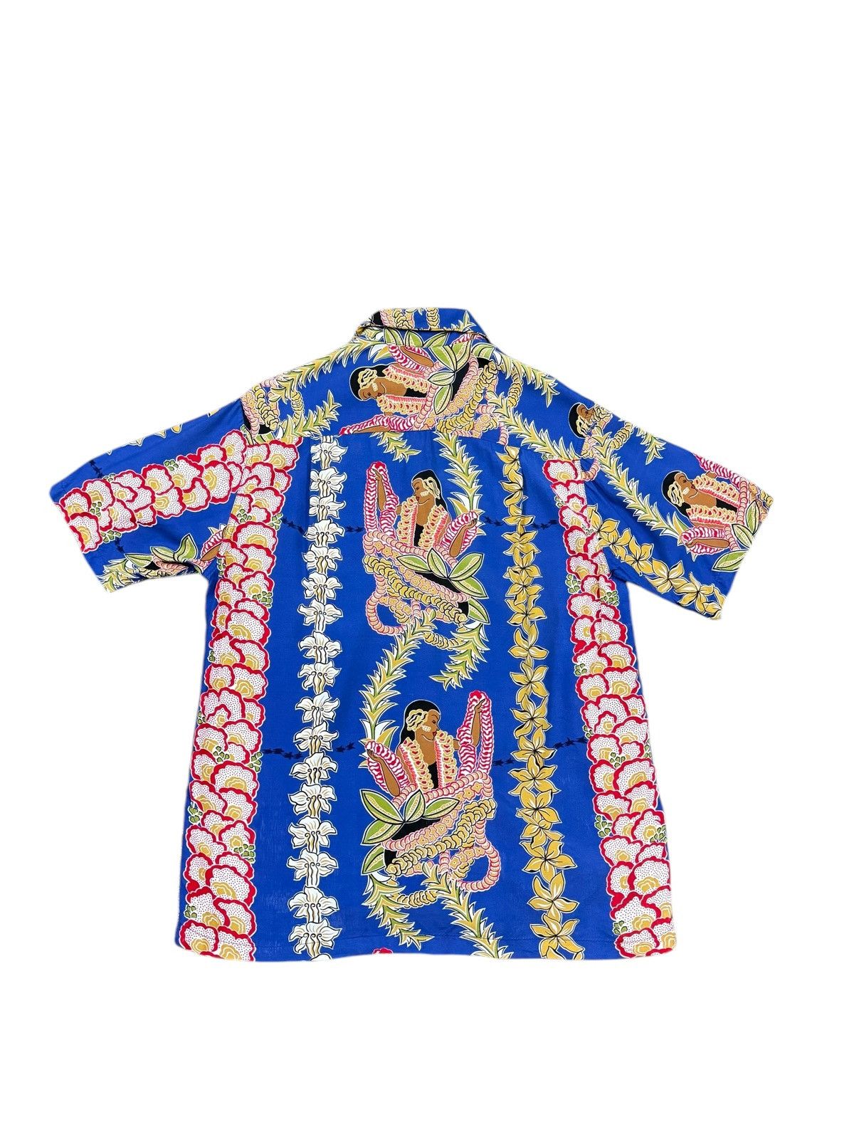Sun Surf RARE VINTAGE 70s HULA GIRL FLORAL RAYON SHIRT Size US M / EU 48-50 / 2 - 5 Thumbnail