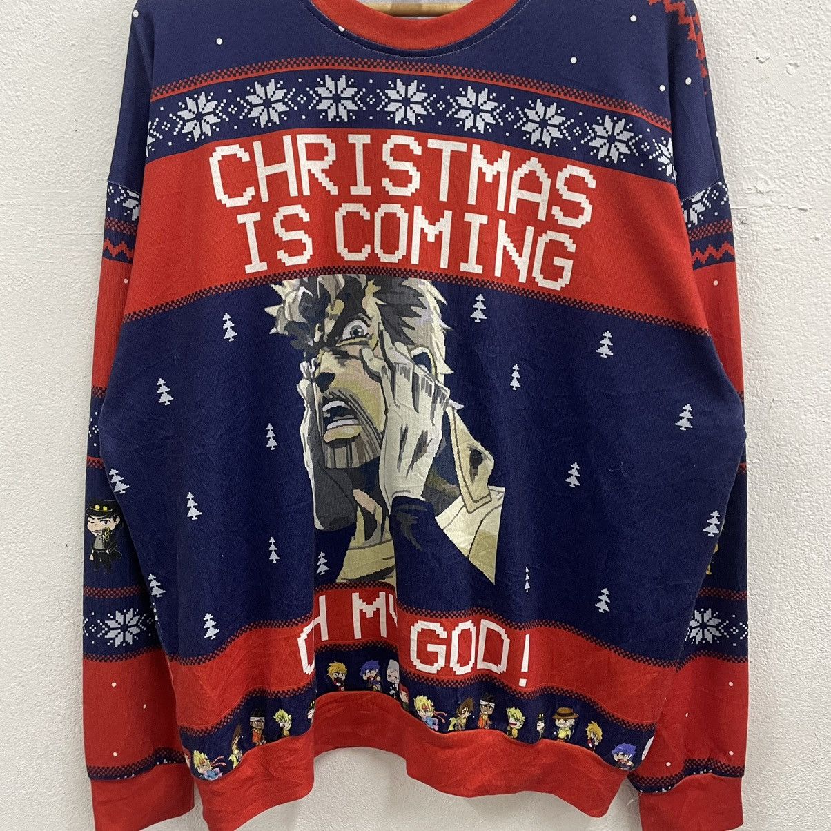 Anime × Vintage 🔥Vintage Christmas Is Coming Promo Anime Design Sweatshirts Size US L / EU 52-54 / 3 - 4 Thumbnail
