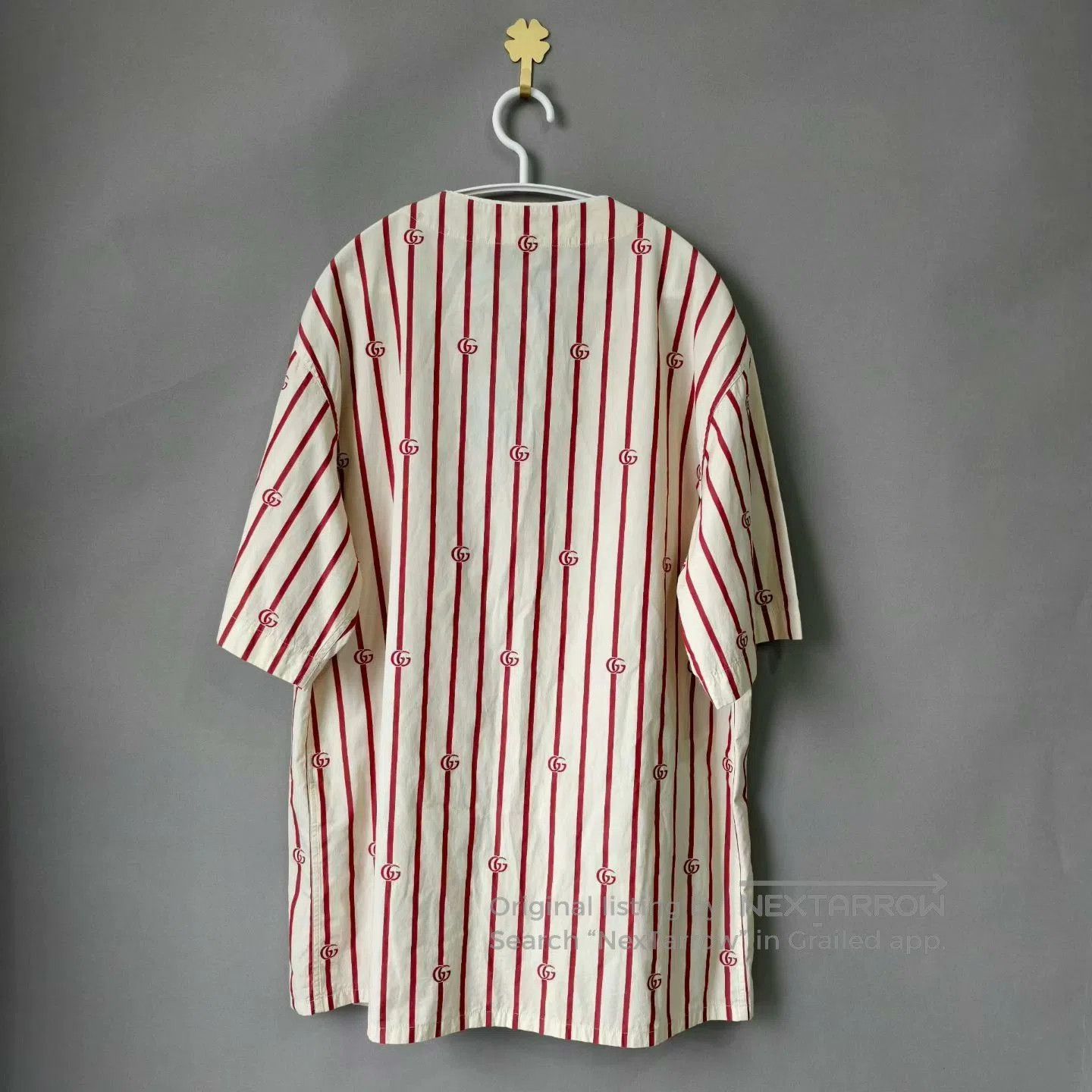 Gucci Gucci New Stripe Baseball Short-Sleeve Shirt. Size US S / EU 44-46 / 1 - 2 Thumbnail