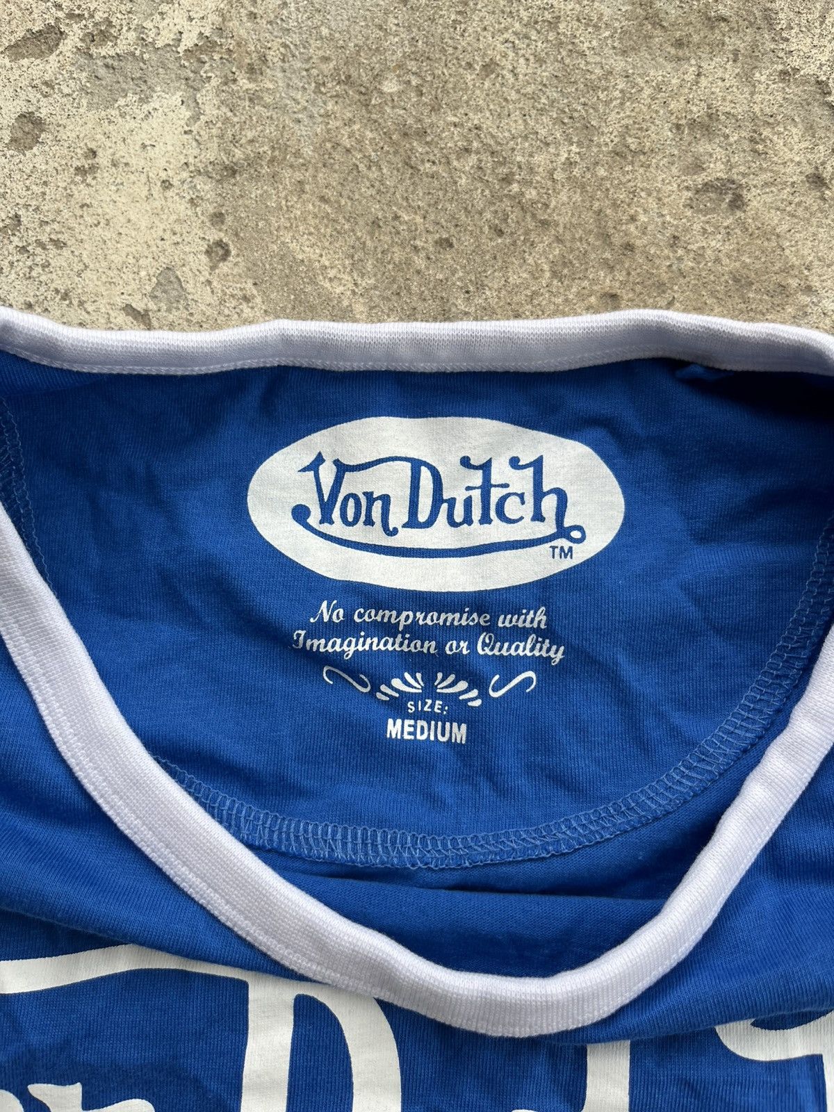 Von Dutch Von Dutch Vintage Big Logo Shorts Sleeve T-Shirt Tee Y2K Size US M / EU 48-50 / 2 - 4 Thumbnail