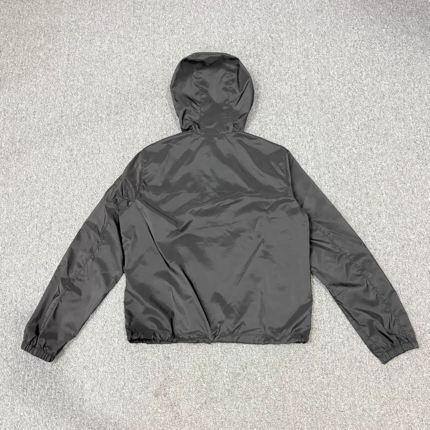 Prada Prada 26 New Black Triangle Logo Nylon Zip Jacket 50/52 Size US M / EU 48-50 / 2 - 2 Thumbnail