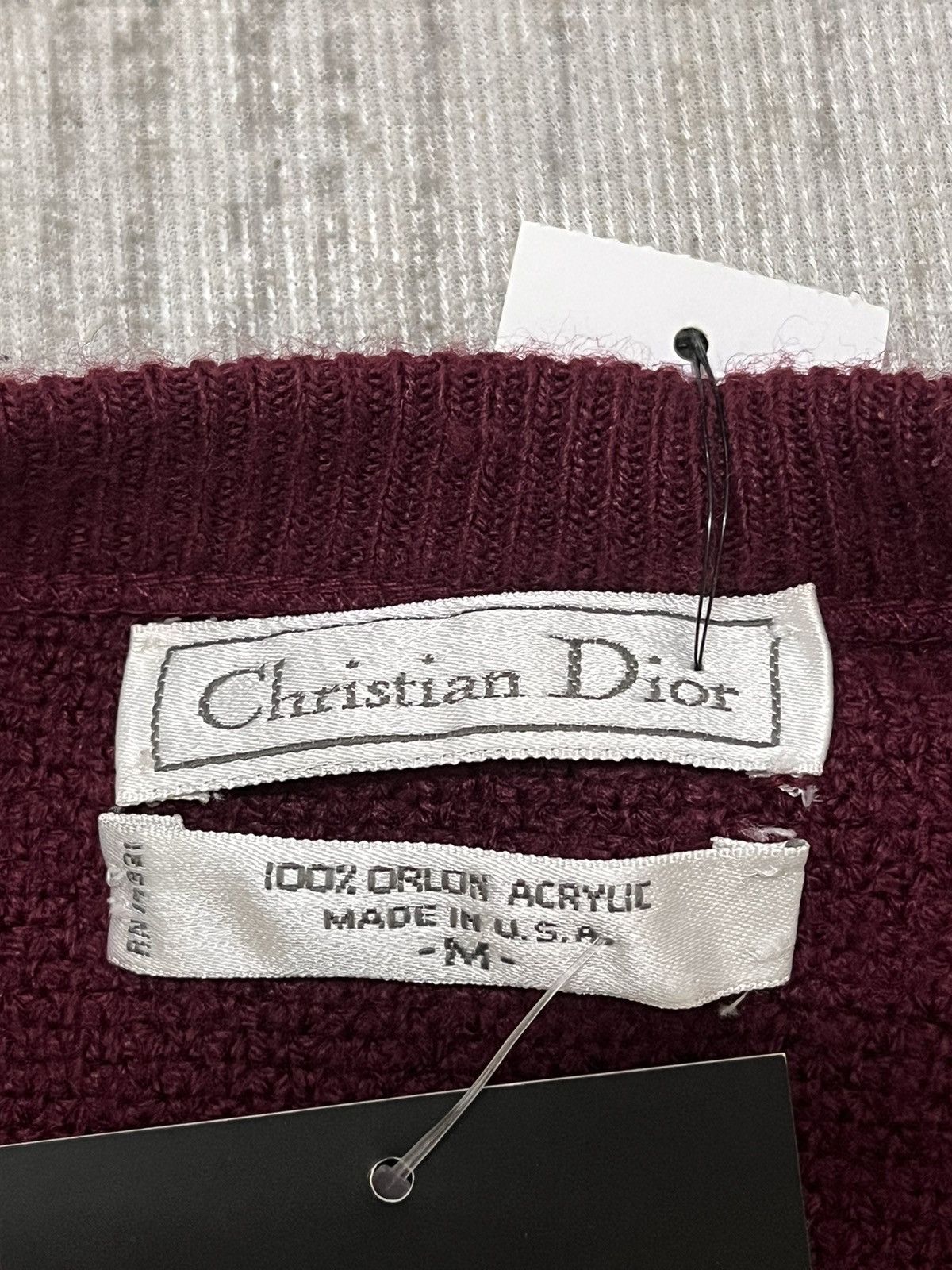 Dior × Hedi Slimane Vintage 90s dior knitwear vest Size US M / EU 48-50 / 2 - 3 Thumbnail
