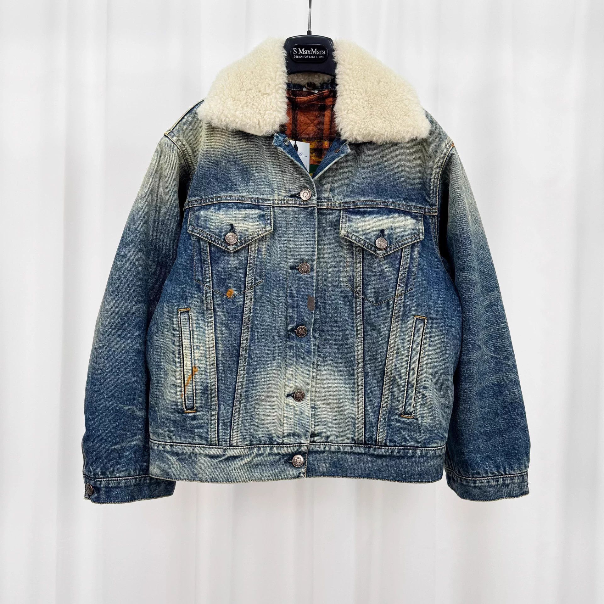 Gucci Gucci Denim Logo Patch Puffer 42 Removable Fur Collar Size US XS / EU 42 / 0 - 1 Thumbnail