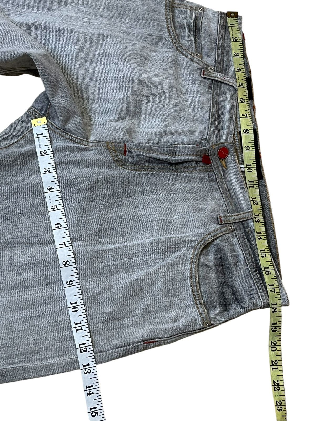 Kiton SICK🔥KITON NAPOLI GREY SELVEDGE JEANS. Size US 36 / EU 52 - 13 Thumbnail
