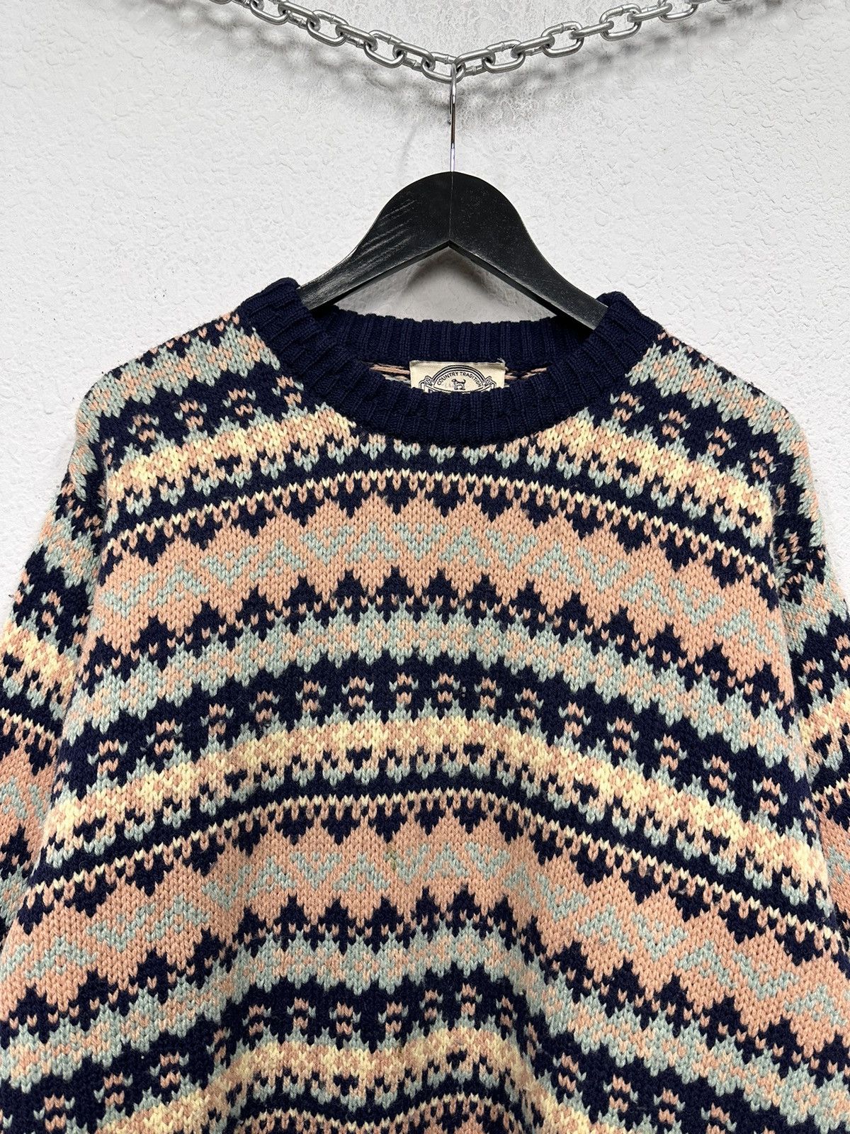 Diesel Vintage Knit Carlo Colucci Wool Coogi Dolce Gabbana Style Size US L / EU 52-54 / 3 - 4 Thumbnail