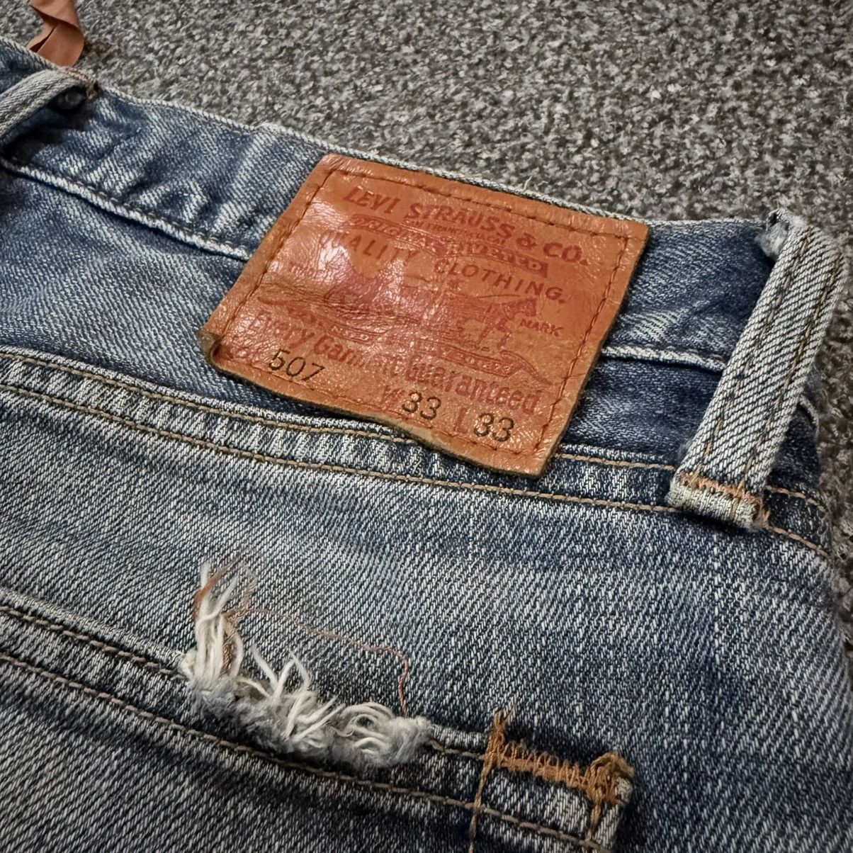 Levi's Vintage Clothing 🔥 Archives Bootcut Levis 507 Faded Aging Denim W33 Size US 33 - 8 Thumbnail