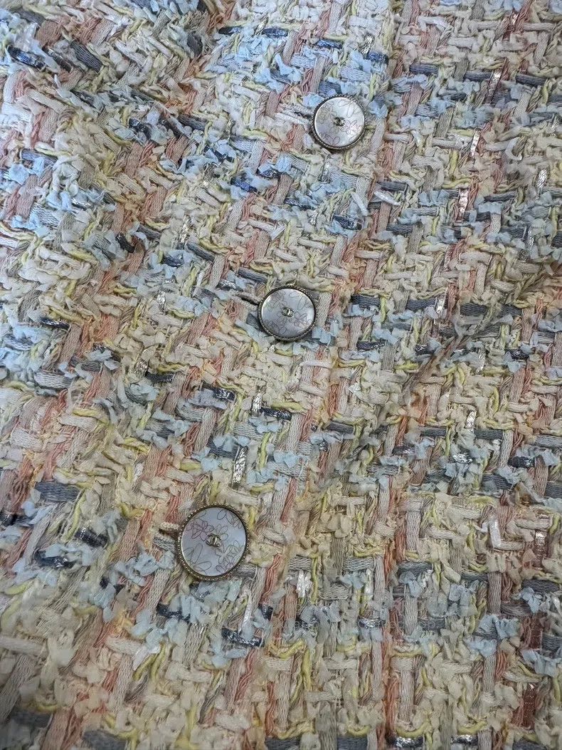 Chanel Chanel Yellow tweed tweed pocket vest Size XXS / US 00 / IT 34 - 4 Thumbnail