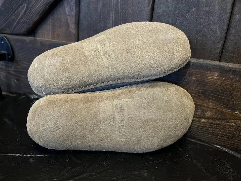 glerups Glerups Shoe Gray Slipper With Leather Bottom - EU Size 35 Size US 4 / IT 34 - 4 Thumbnail