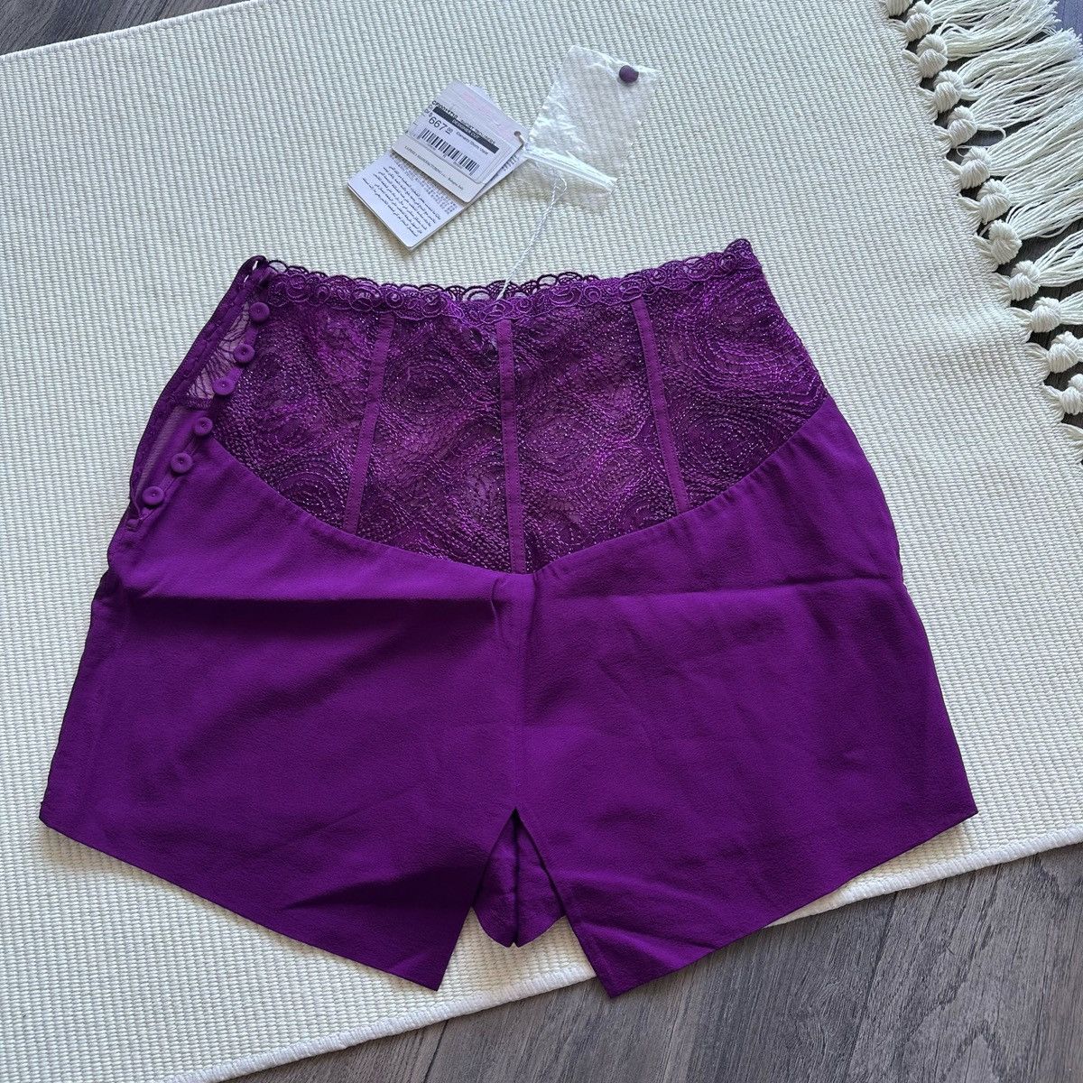 La Perla La Perla Elements Violet Shorts Size 25" / US 0 / IT 36 - 3 Thumbnail