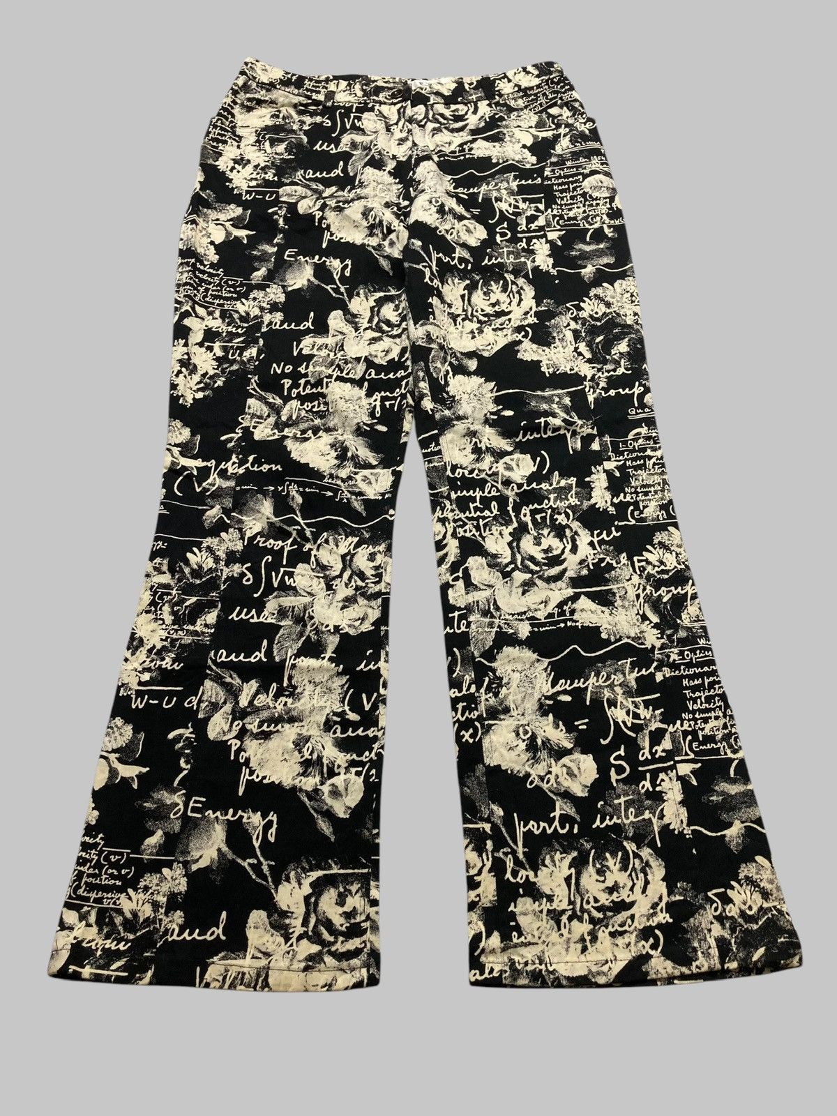 Hysteric Glamour × Japanese Brand × Tornado Mart MINORI. CO - Flared Flowers Pants All Over Printed Size US 30 / EU 46 - 3 Thumbnail