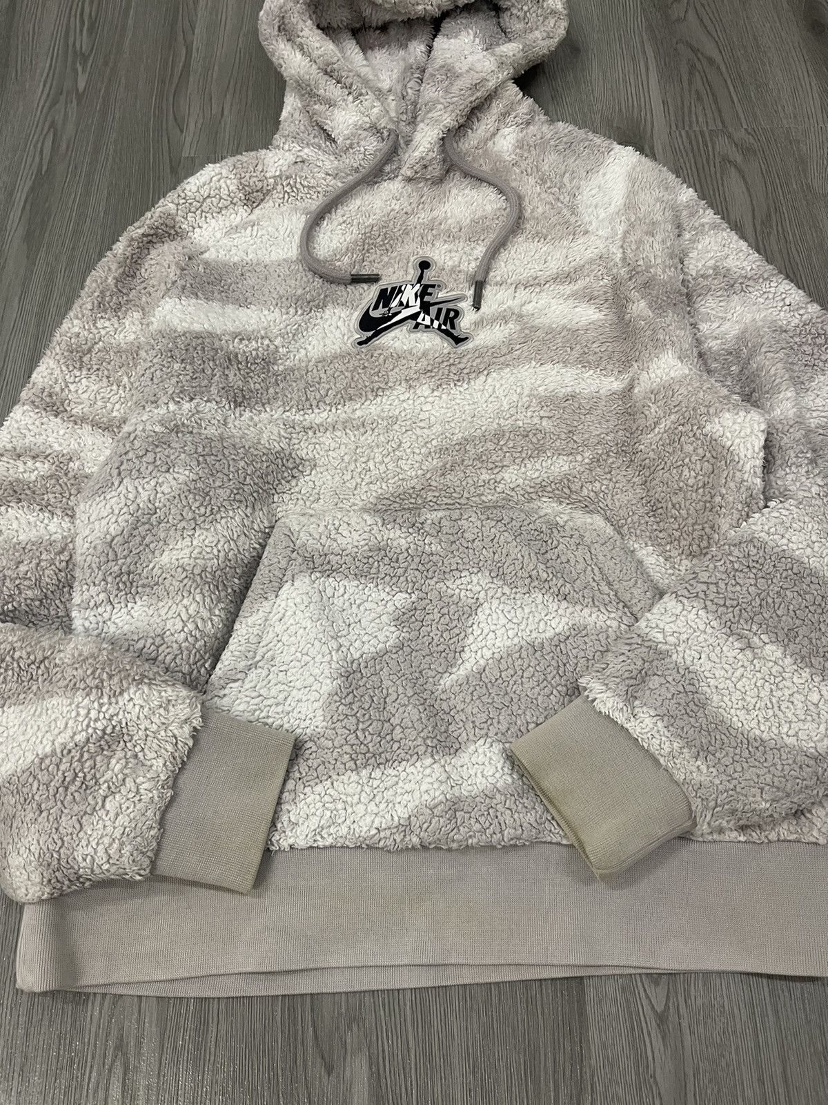 Nike Nike Air Jump Man Jordan Camo Sherpa Fleece Hoodies Size US M / EU 48-50 / 2 - 10 Thumbnail
