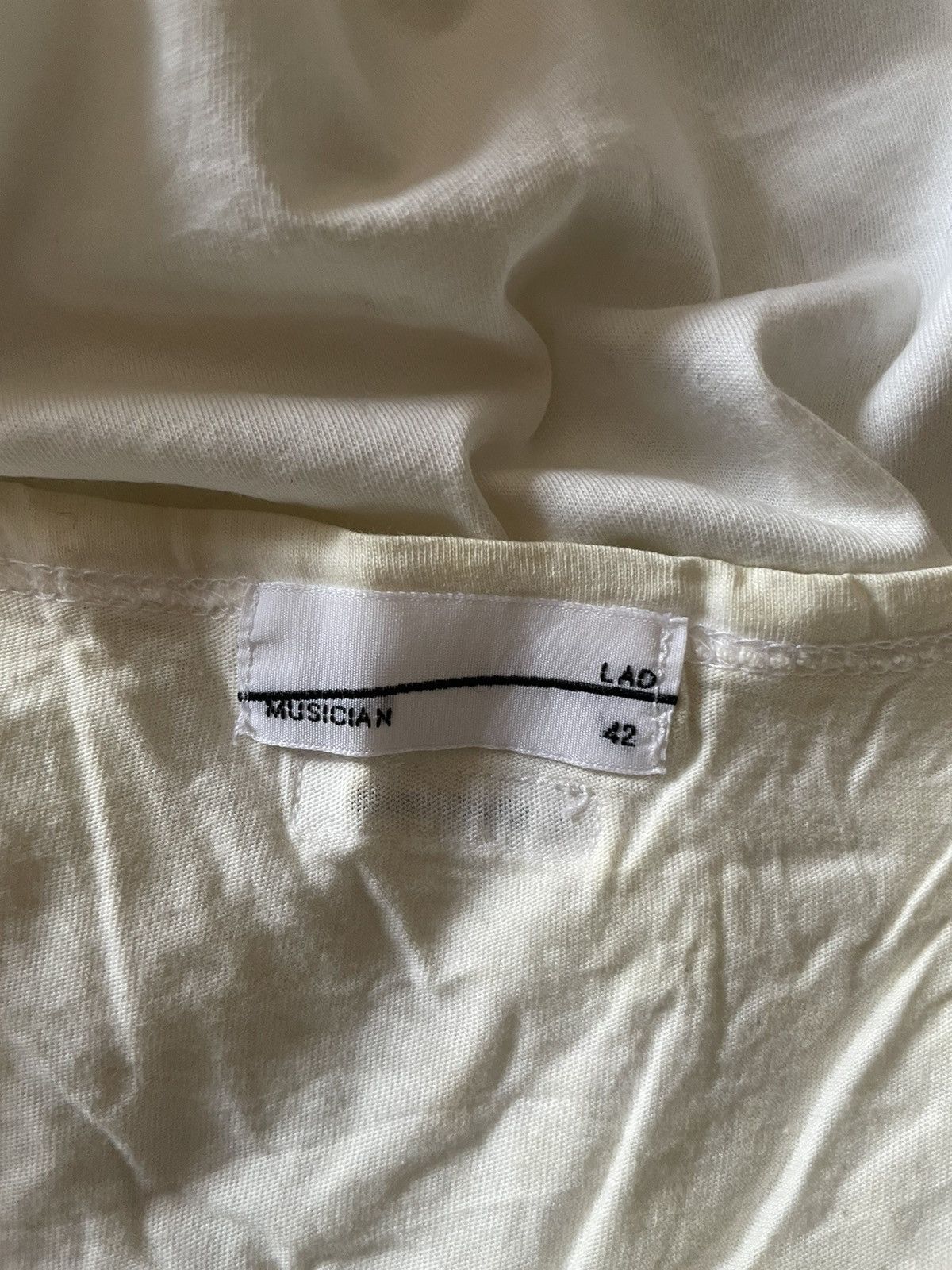 Japanese Brand × Lad Musician Lad Musician White Tshirt Size US XS / EU 42 / 0 - 3 Thumbnail