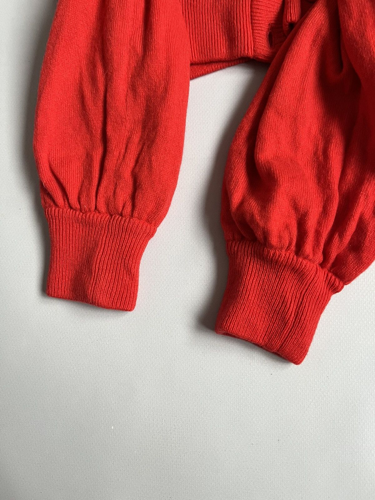 Valentino Vintage 80s Valentino Night Women Wool Viscose Red Cardigan Size M / US 6-8 / IT 42-44 - 8 Thumbnail