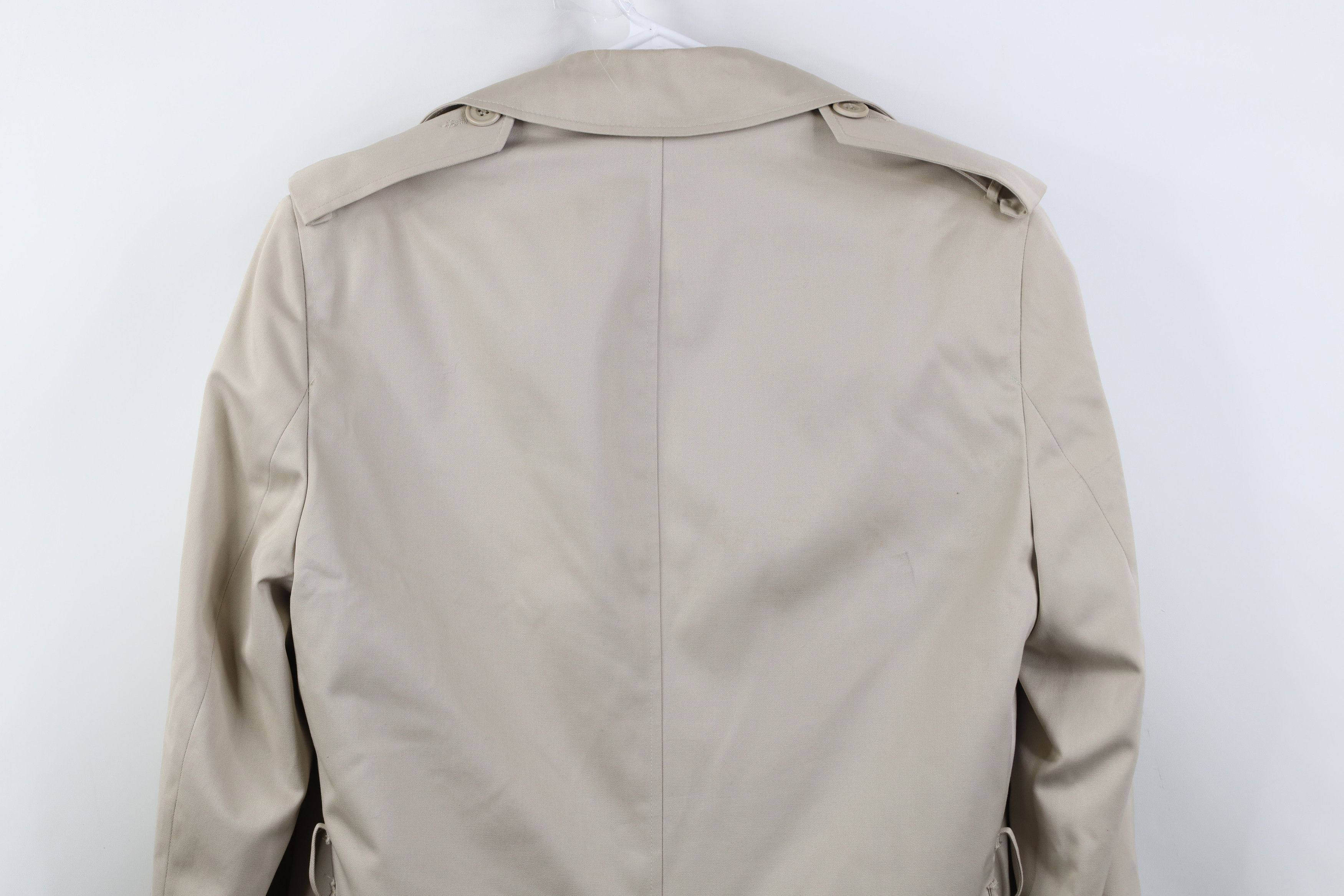 Vintage Vintage 70s Streetwear Trench Coat Rain Jacket Stone Beige Size US L / EU 52-54 / 3 - 15 Thumbnail