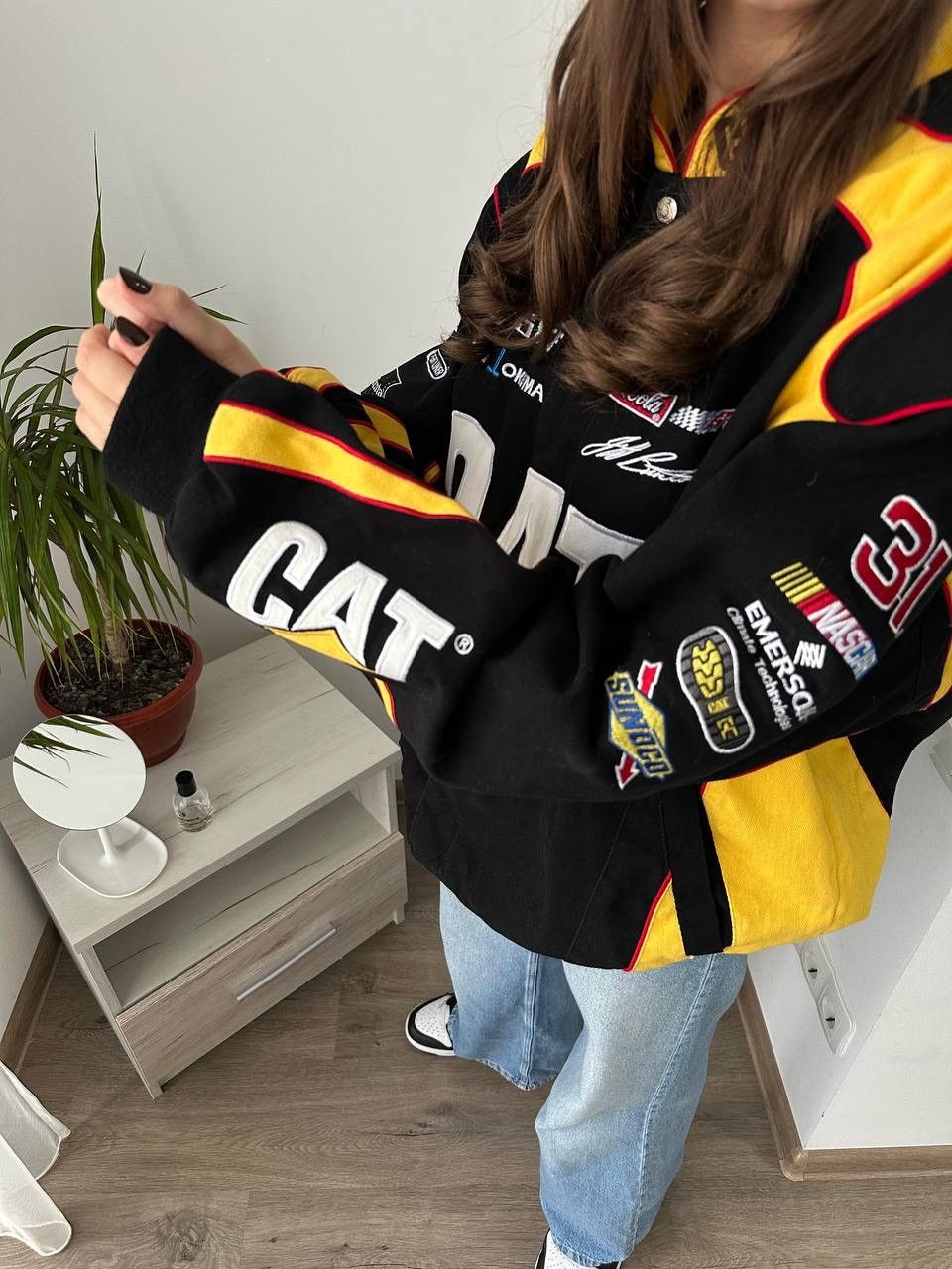 NASCAR × Vintage Vintage NASCAR Racing GAT Formula One Bomber Jacket Size US M / EU 48-50 / 2 - 8 Thumbnail