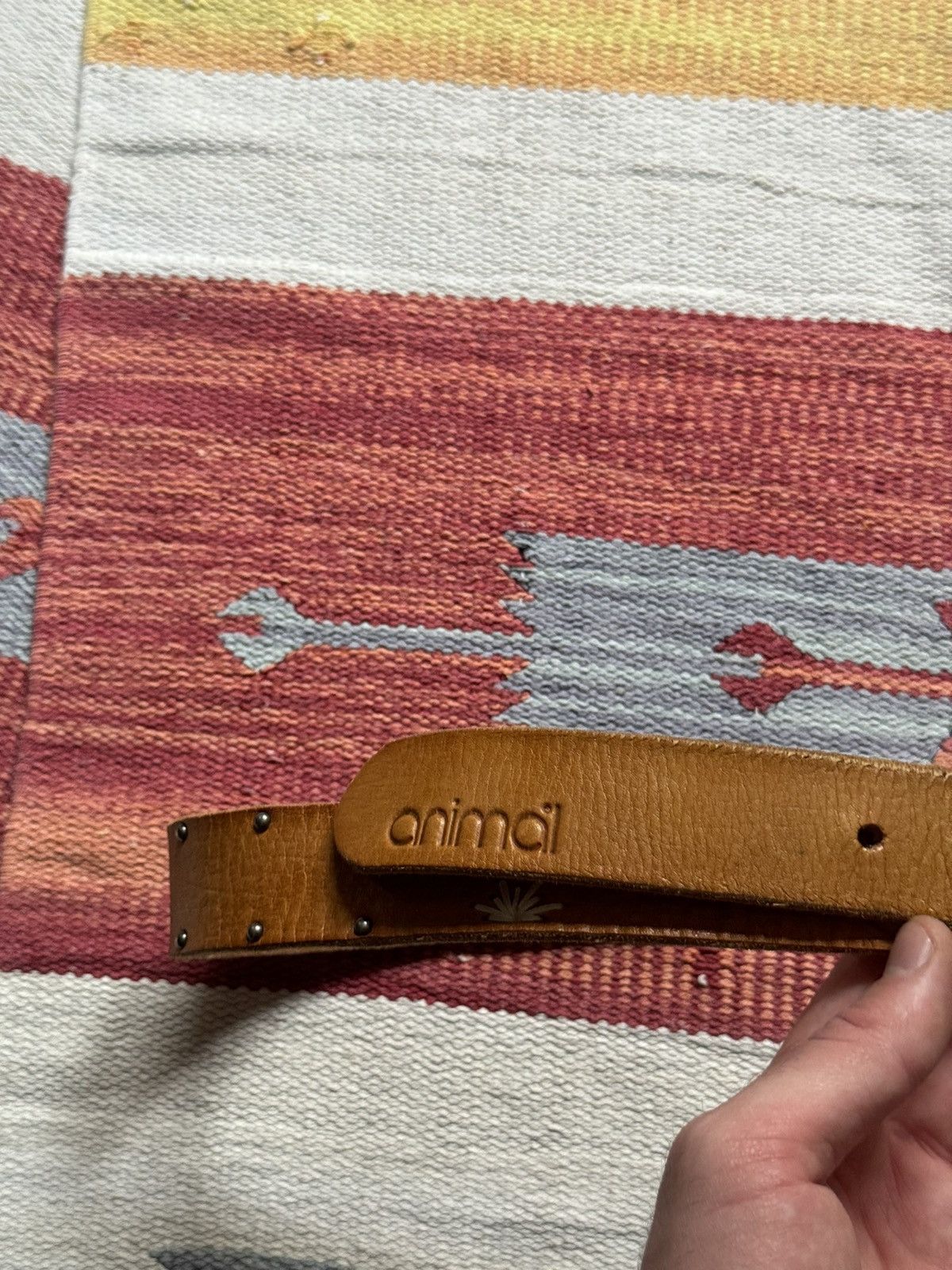 Genuine Leather Vintage 00’s Animal y2k Genuine Leather Brown Belt Size ONE SIZE - 3 Thumbnail