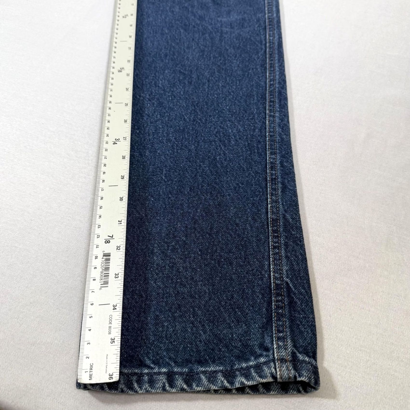 Vintage VINTAGE Rockies Jeans Women 9 Blue Denim Pants 90s Western High Rise Slim Tapered Mid Wash Size 30" / US 8 / IT 44 - 6 Thumbnail