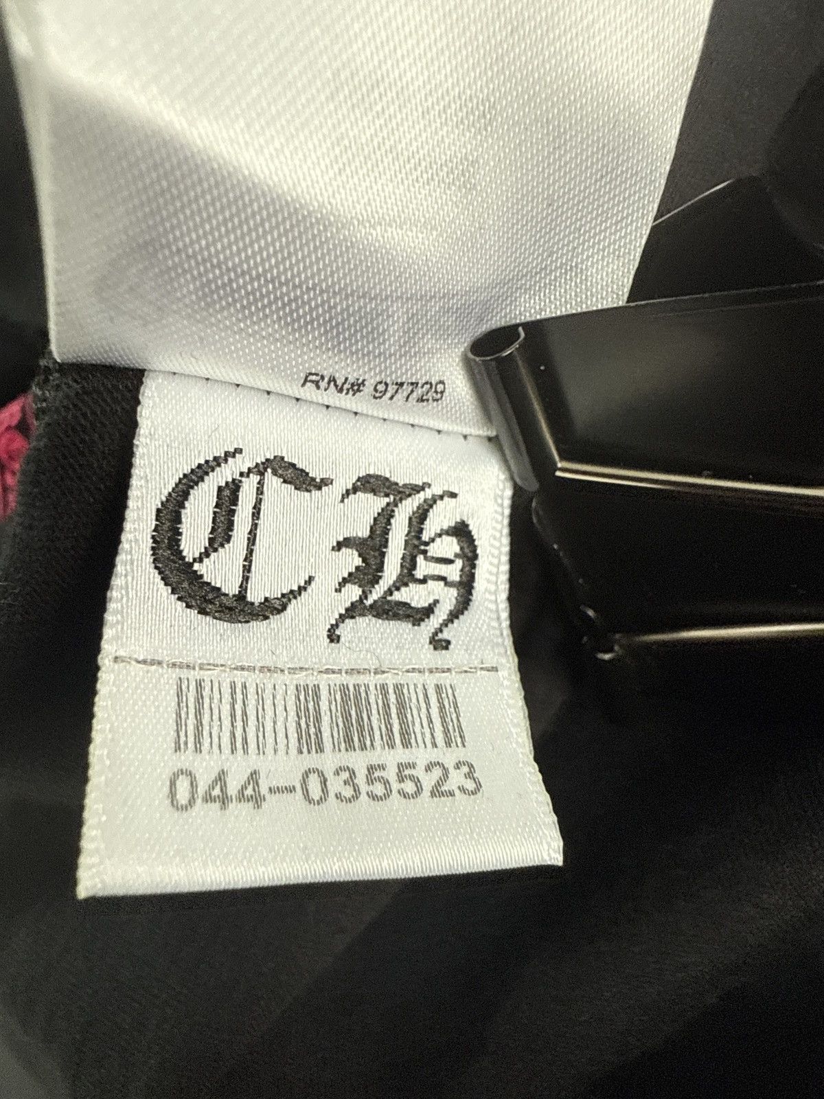 Chrome Hearts CHROME HEARTS POCKET CREW LONG SLEEVE T SHIRT BLACK PINK Size US XL / EU 56 / 4 - 6 Thumbnail