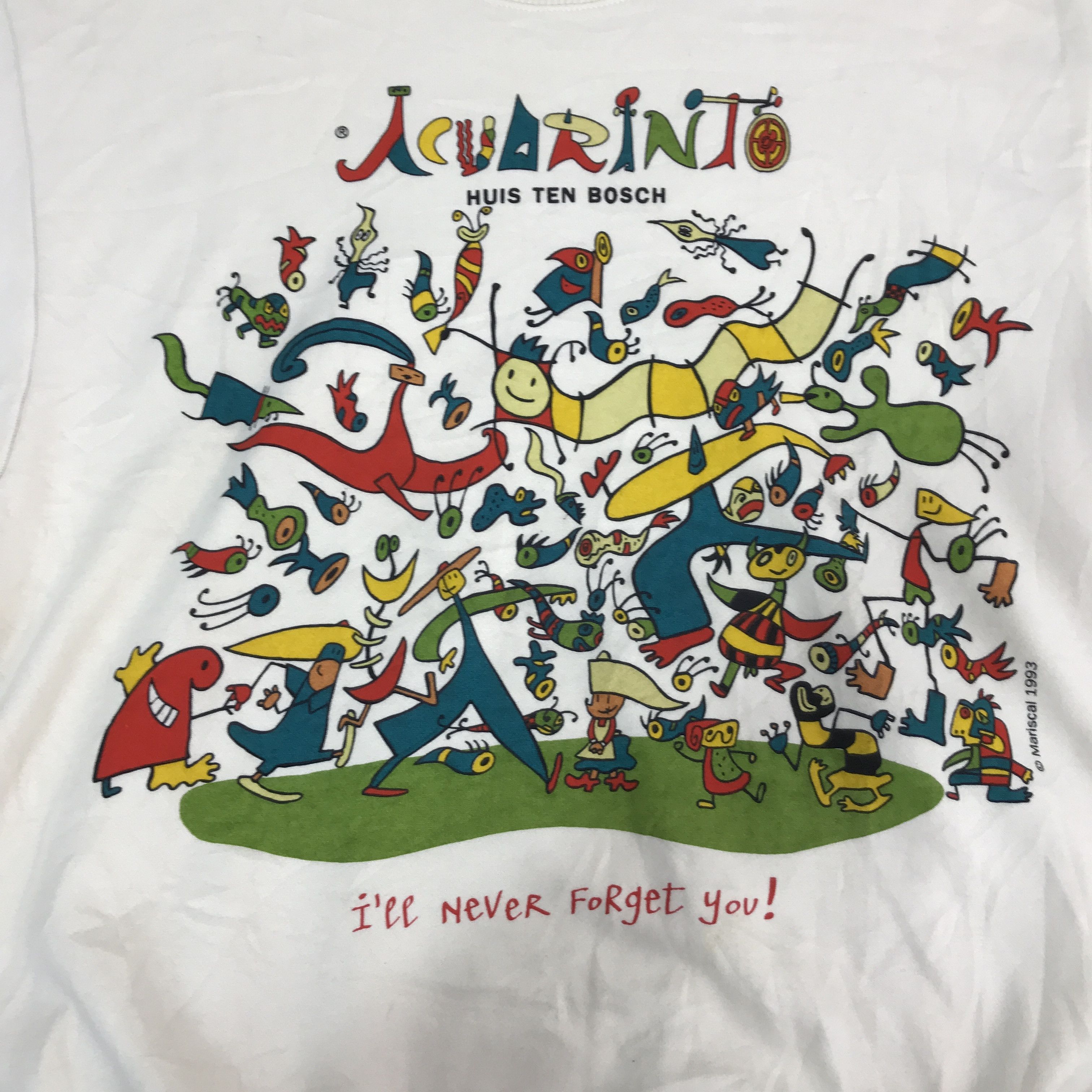 Vintage Vintage acuarinto huis ten bosch design Art Sweatshirt Size US M / EU 48-50 / 2 - 10 Thumbnail