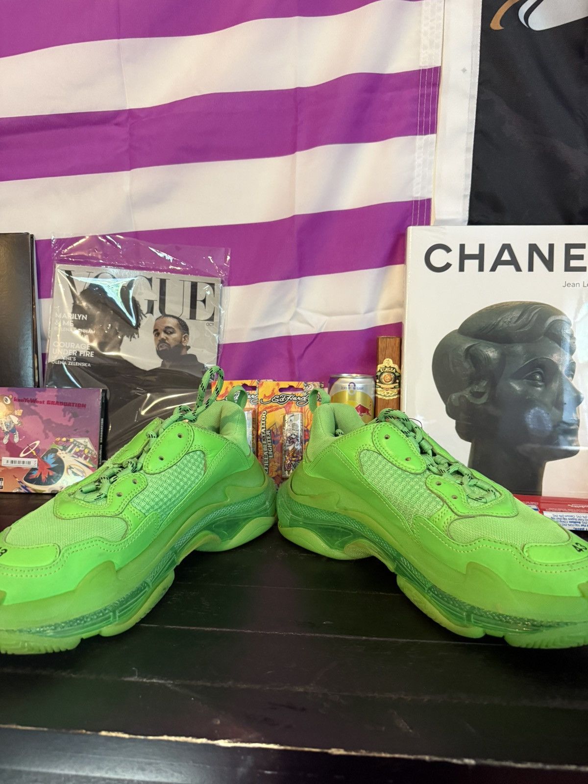 Balenciaga Green Balenciaga triple S size 10 great condition Size US 10 / EU 43 - 3 Thumbnail