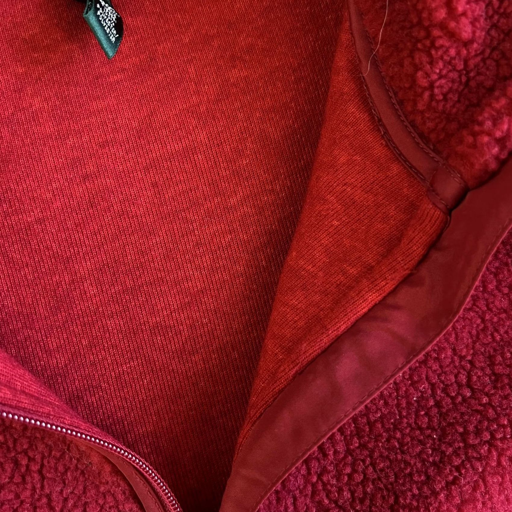 Ralph Lauren Lauren Ralph Lauren Jacket Womens XL Red Sherpa Fleece Full Zip Mock Neck Size XL / US 12-14 / IT 48-50 - 4 Thumbnail