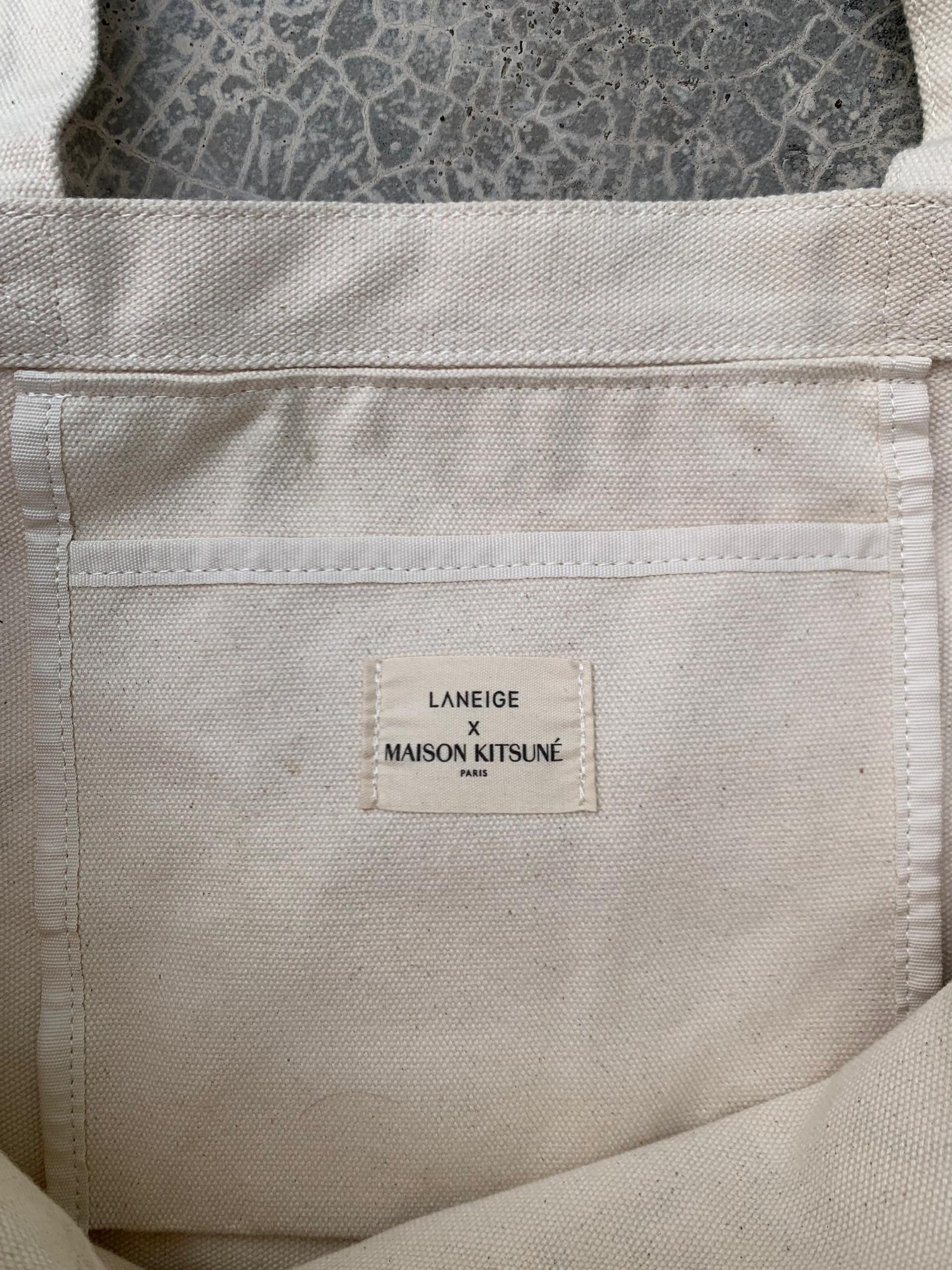 Maison Kitsune Vintage Maison Kitsune X Laneige Yoga Lotus Fox Tote Size ONE SIZE - 5 Thumbnail