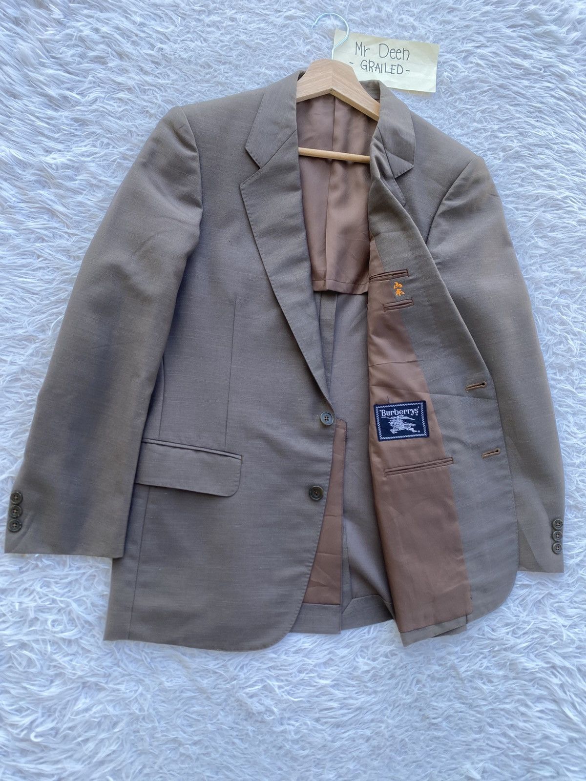 Burberry Rare Vintage Burberry Blazer Size 34S - 6 Thumbnail