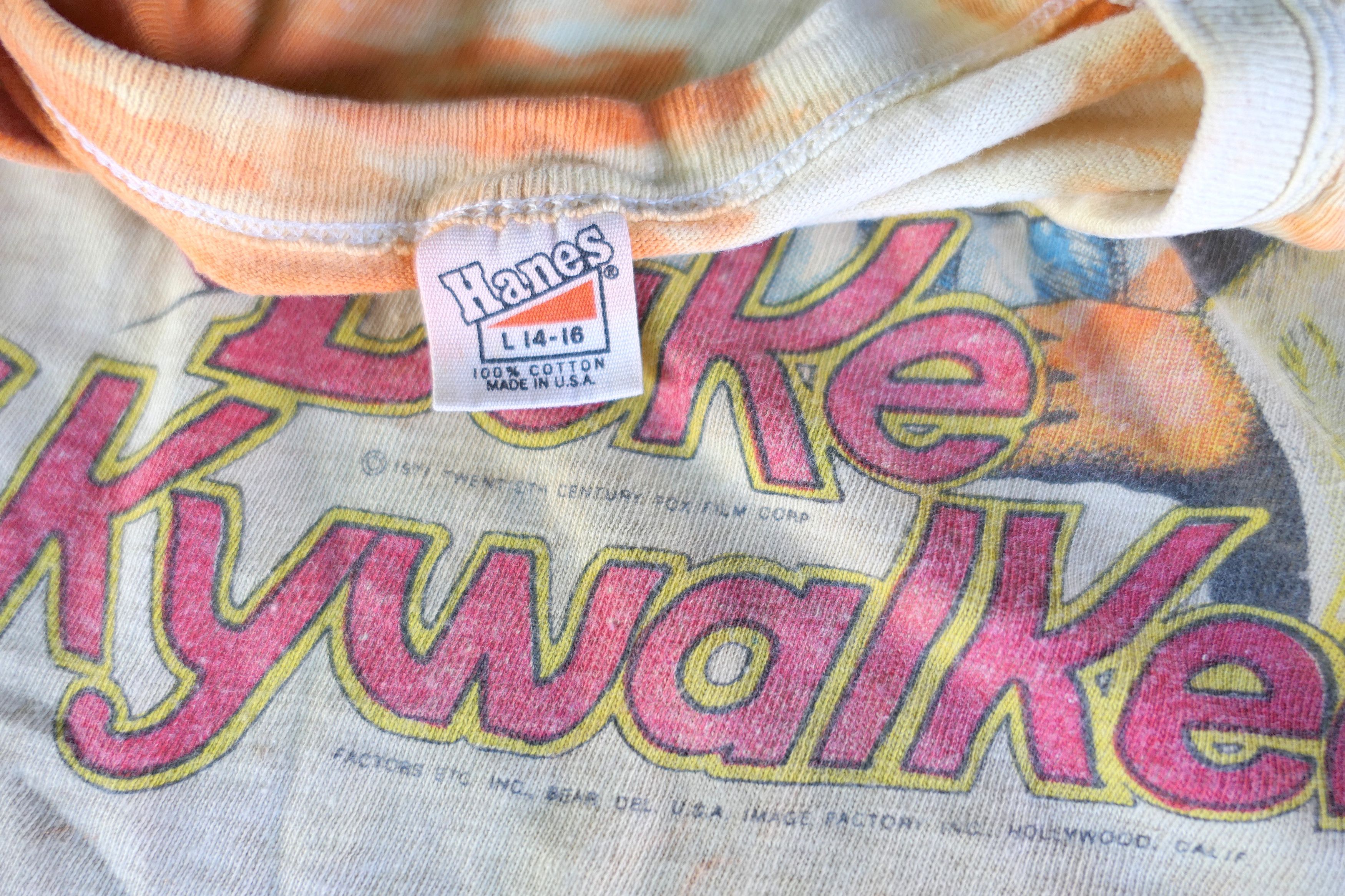 Vintage 70's Vintage 1977 STAR WARS Luke Skywalker T Shirt Youth L Size L / US 10 / IT 46 - 4 Thumbnail