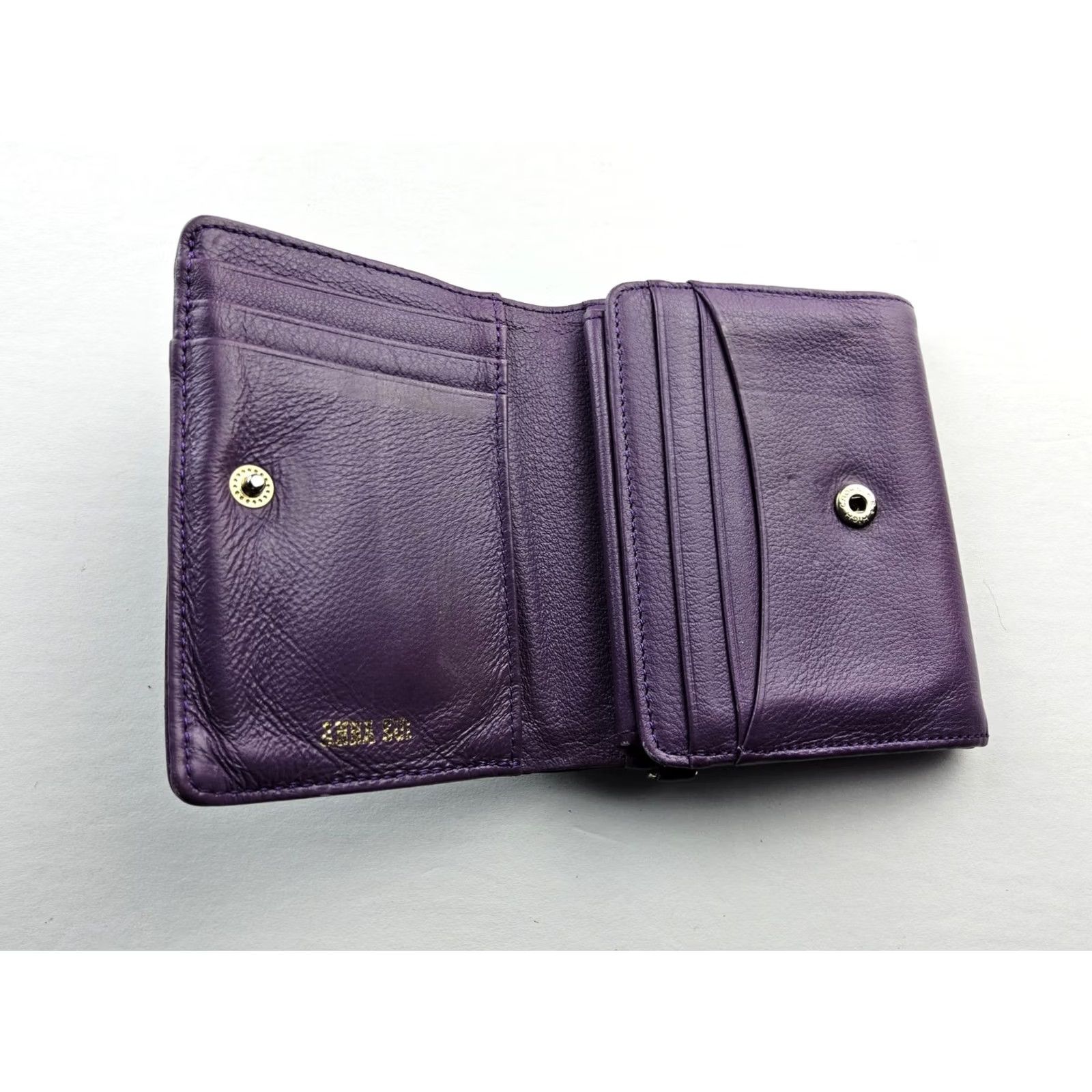 Anna Sui Anna Sui Leather Wallet Purple Woman Snap Wallet Size ONE SIZE - 4 Thumbnail